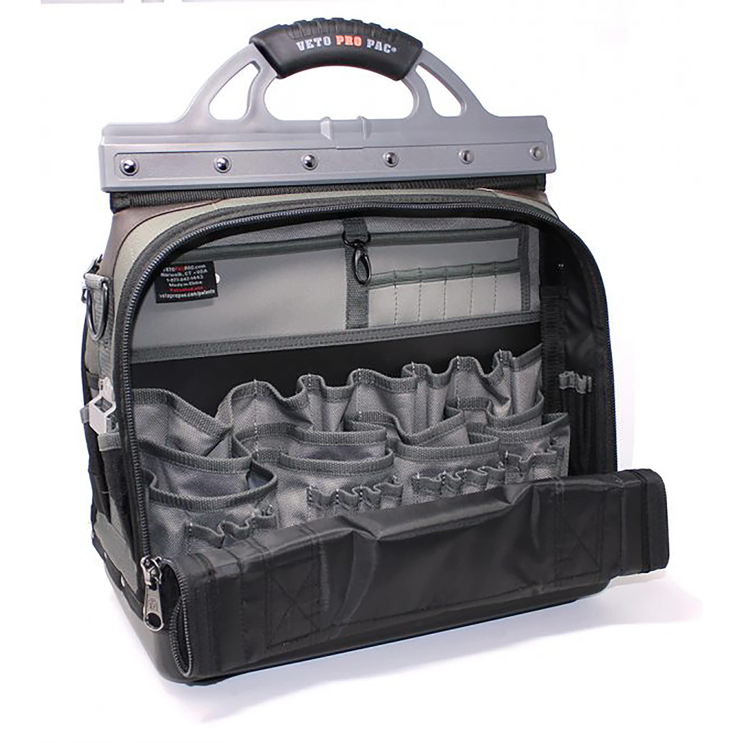 Bolsa de herramientas con cierre Veto Pro Pac Original Nylon 16.5 pulgadas de ancho x 9.5 pulgadas de profundidad x 15 pulgadas de largo VPP10071
