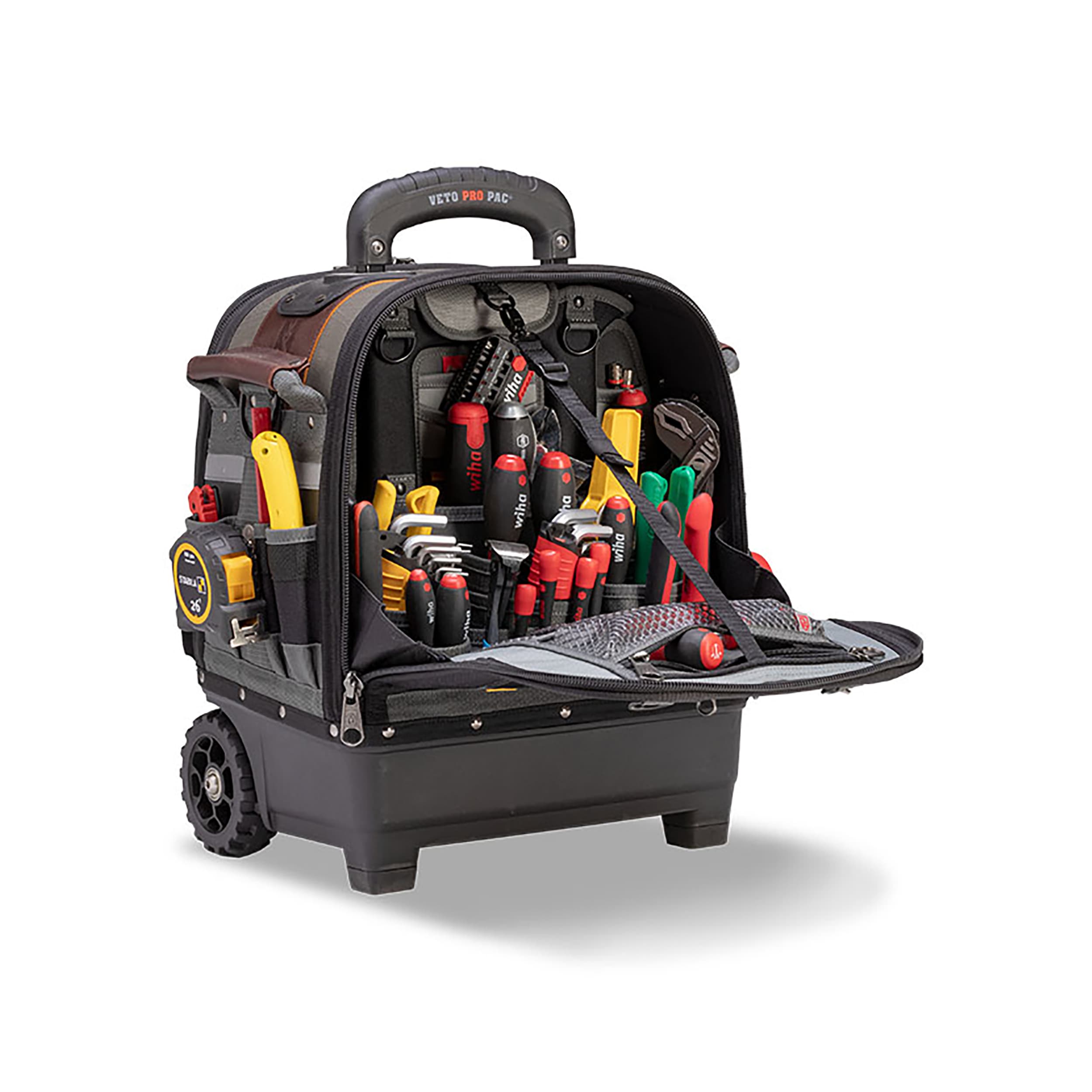 Bolsa de herramientas con ruedas con cierre Veto Pro Pac Original Nylon 17 pulgadas de ancho x 12.5 pulgadas de profundidad x 19 pulgadas de largo VPP10409