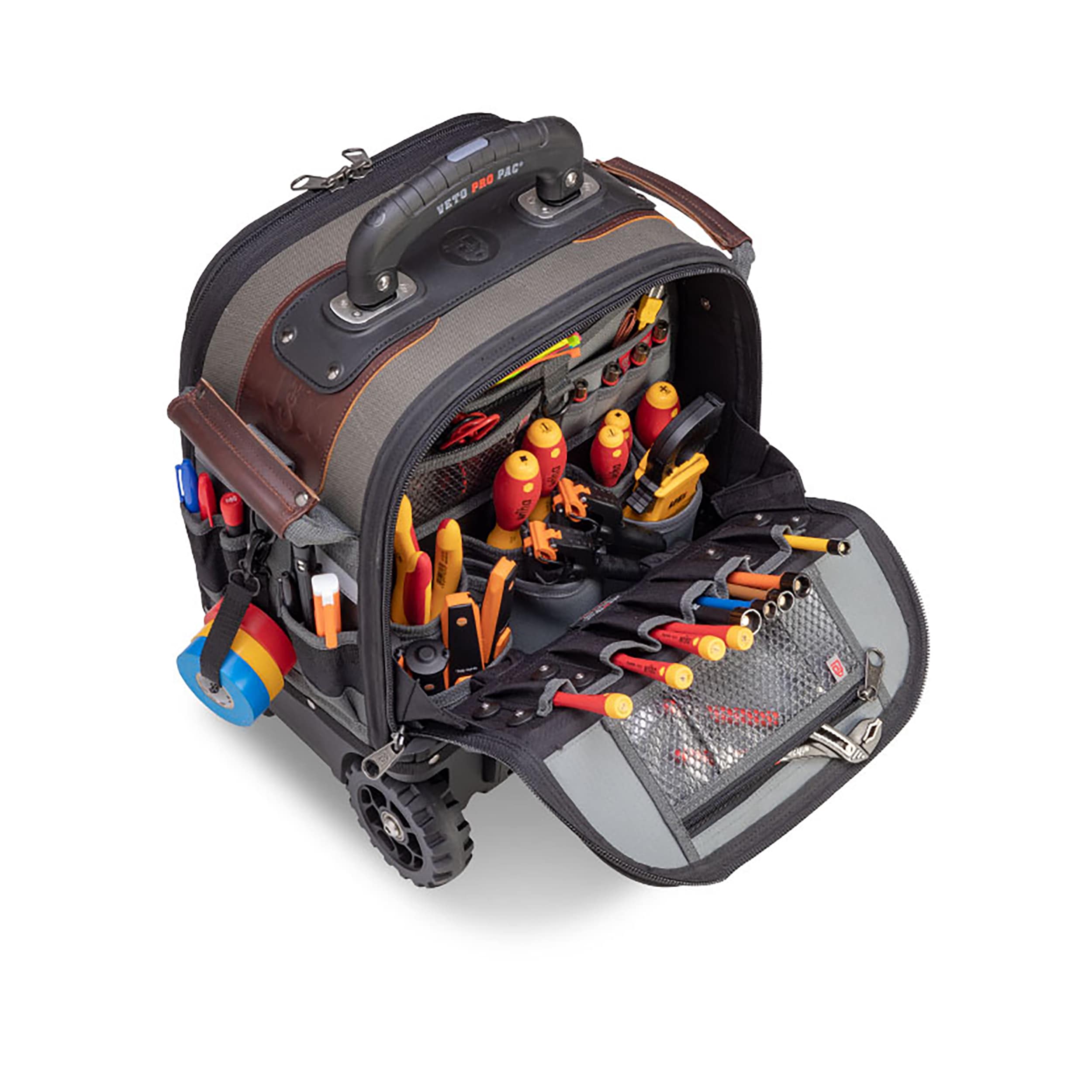 Bolsa de herramientas con ruedas con cierre Veto Pro Pac Original Nylon 17 pulgadas de ancho x 12.5 pulgadas de profundidad x 19 pulgadas de largo VPP10409