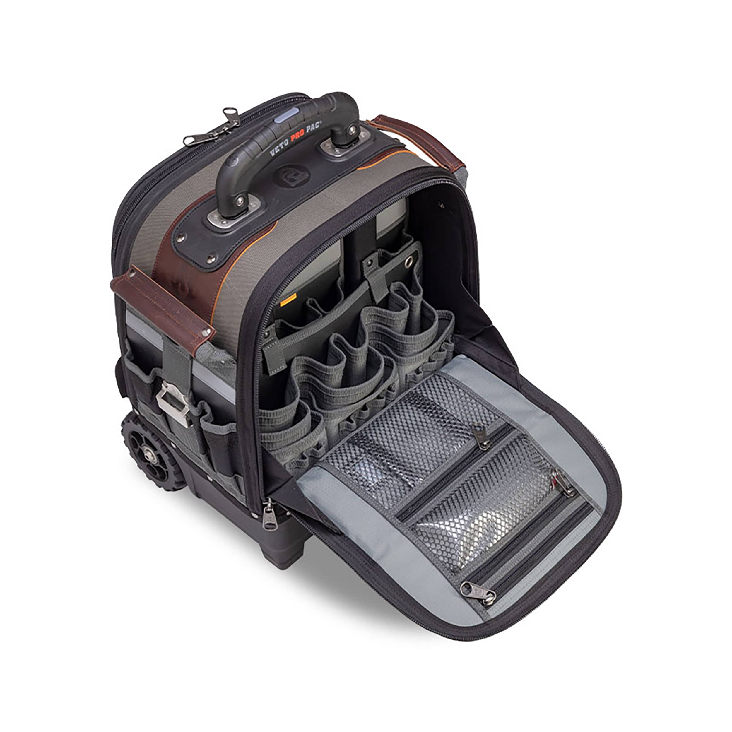 Bolsa de herramientas con ruedas con cierre Veto Pro Pac Original Nylon 17 pulgadas de ancho x 12.5 pulgadas de profundidad x 19 pulgadas de largo VPP10409