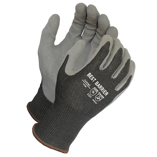 Mejor Barrera A5 Resistente al Corte, Negro, Guante con Recubrimiento Luxfoam, M - CA5638M3