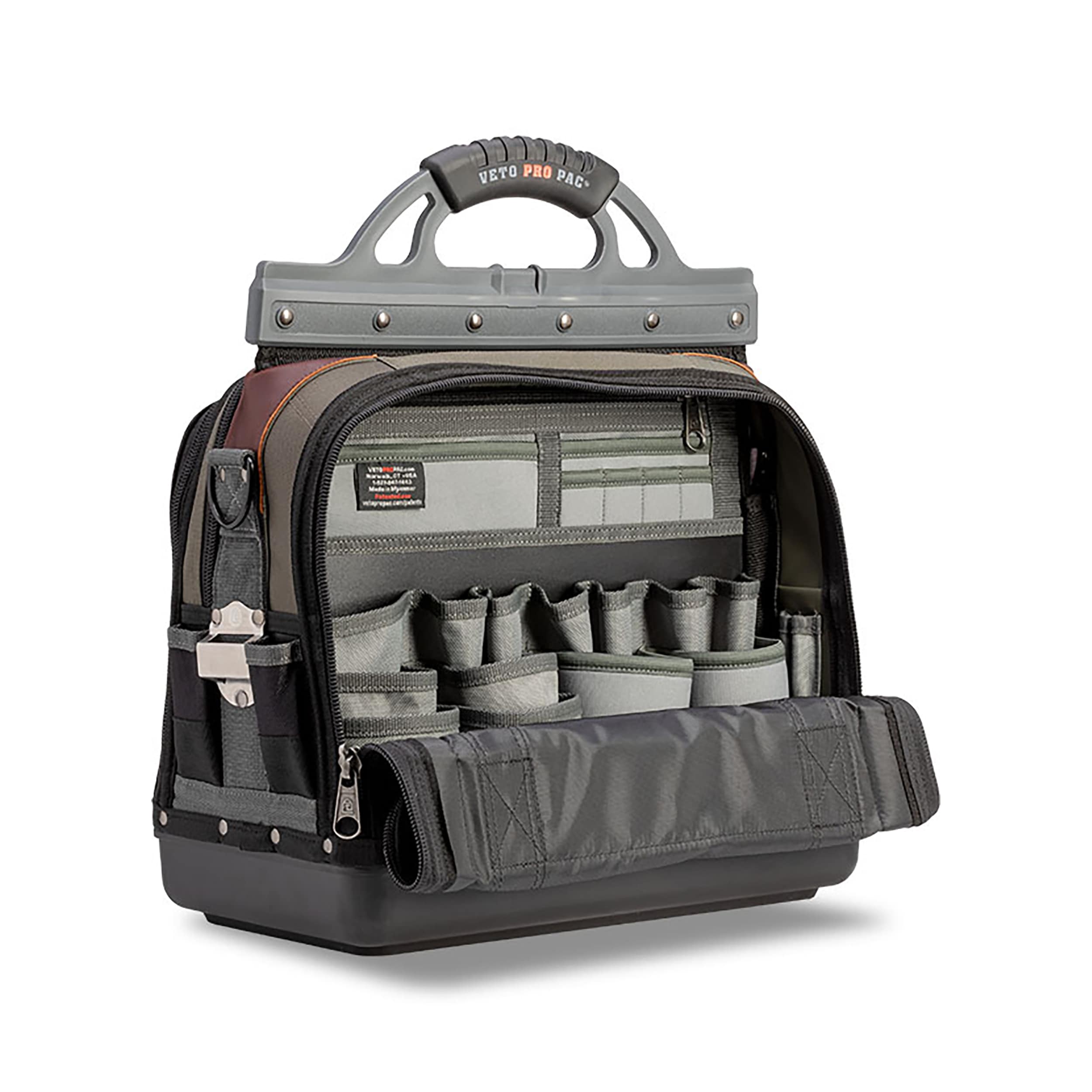 Bolso de herramientas con cierre original de nylon Veto Pro Pac 16.5 pulgadas de ancho x 9.5 pulgadas de profundidad x 15 pulgadas de largo VPP10086