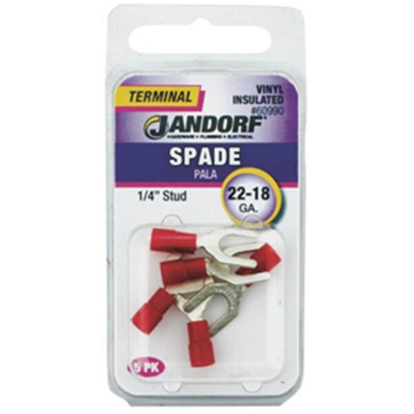 Terminal de pala aislado de vinilo para uso especial - 22-18 ga., 0.25 in. Stud - ST428420