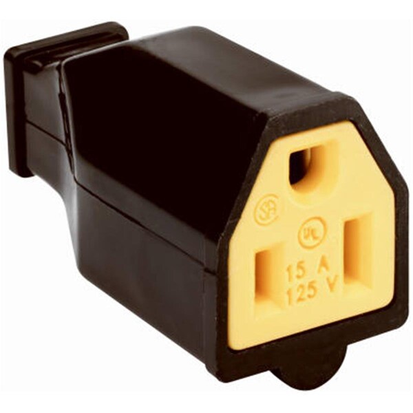 Conector de Construcción Termoplástico de Alto Impacto para Uso Residencial Nextgen SA993BKCC10 15A 125V, Negro