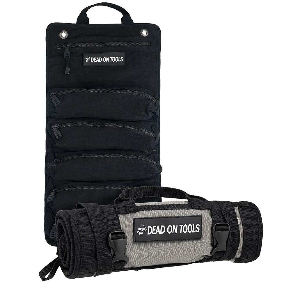 Bolsa para herramientas con cierre de lienzo negro resistente de 24 oz. Dead On, 13.78 pulgadas de ancho x 0.78 pulgadas de profundidad x 27.17 pulgadas de largo modelo DO220