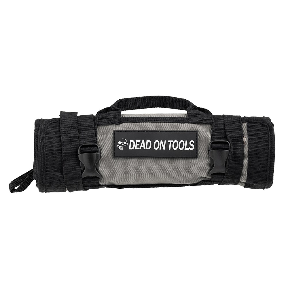 Bolsa para herramientas con cierre de lienzo negro resistente de 24 oz. Dead On, 13.78 pulgadas de ancho x 0.78 pulgadas de profundidad x 27.17 pulgadas de largo modelo DO220