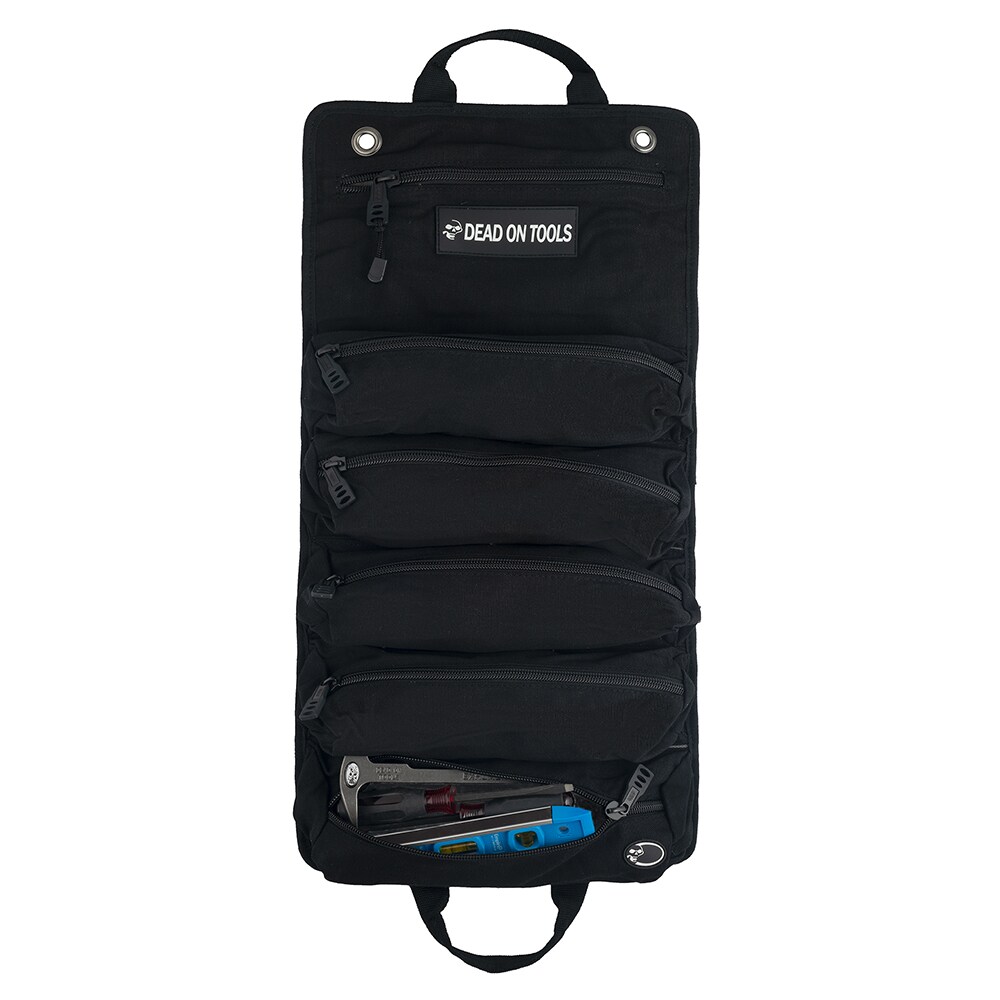 Bolsa para herramientas con cierre de lienzo negro resistente de 24 oz. Dead On, 13.78 pulgadas de ancho x 0.78 pulgadas de profundidad x 27.17 pulgadas de largo modelo DO220