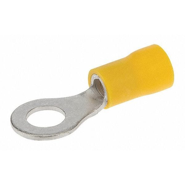 Terminal de anillo de vinilo 12-10 AWG para espárrago de 1/4 pulgada - R12-14V de Nsi Industries