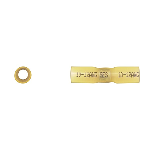 Conector termocontraíble de cuerpo cónico, amarillo, 1-1/2 pulgadas - 10713PK