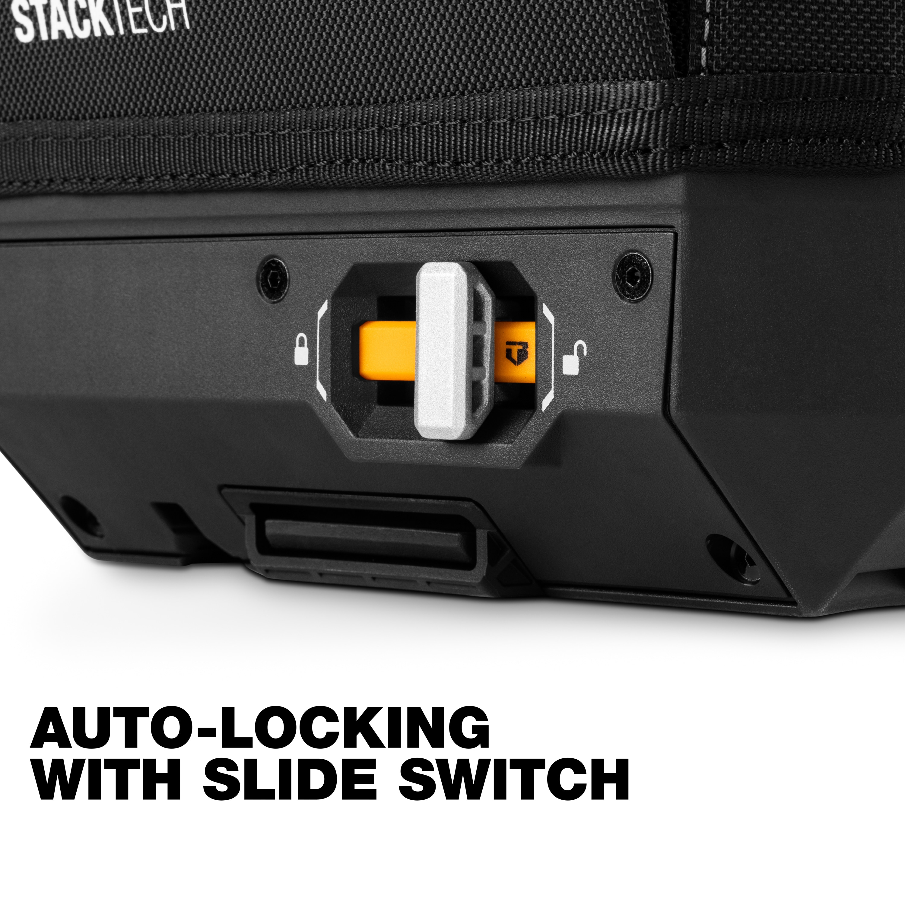 Bolso para herramientas TOUGHBUILT STACKTECH de poliéster negro de 11 pulgadas de ancho x 13 pulgadas de profundidad x 17 pulgadas de largo con cremallera TB-B1-S-60C