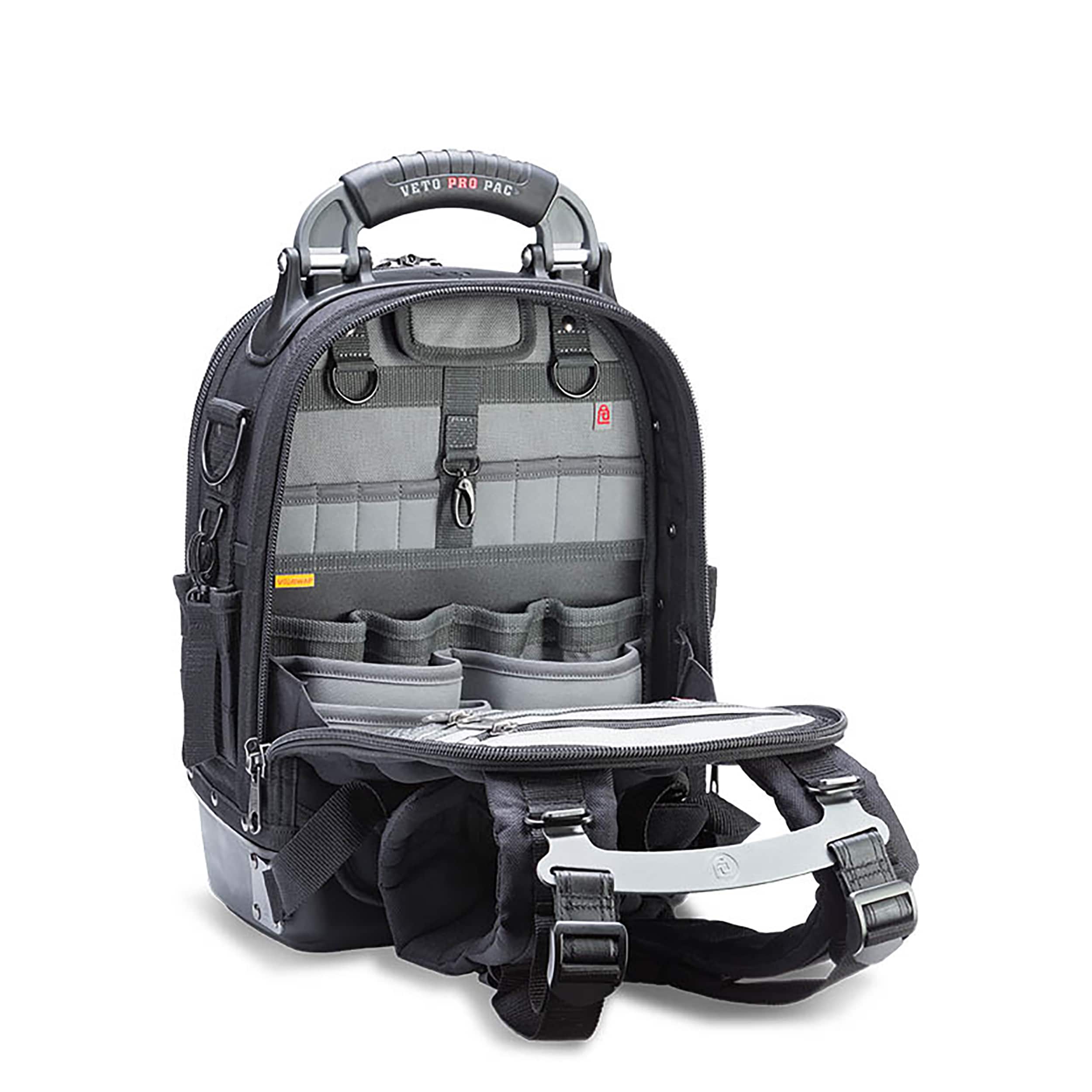Mochila con cremallera Veto Pro Pac TECH PAC MC Blackout Nylon de 12 pulgadas de ancho x 9 pulgadas de profundidad x 17 pulgadas de largo