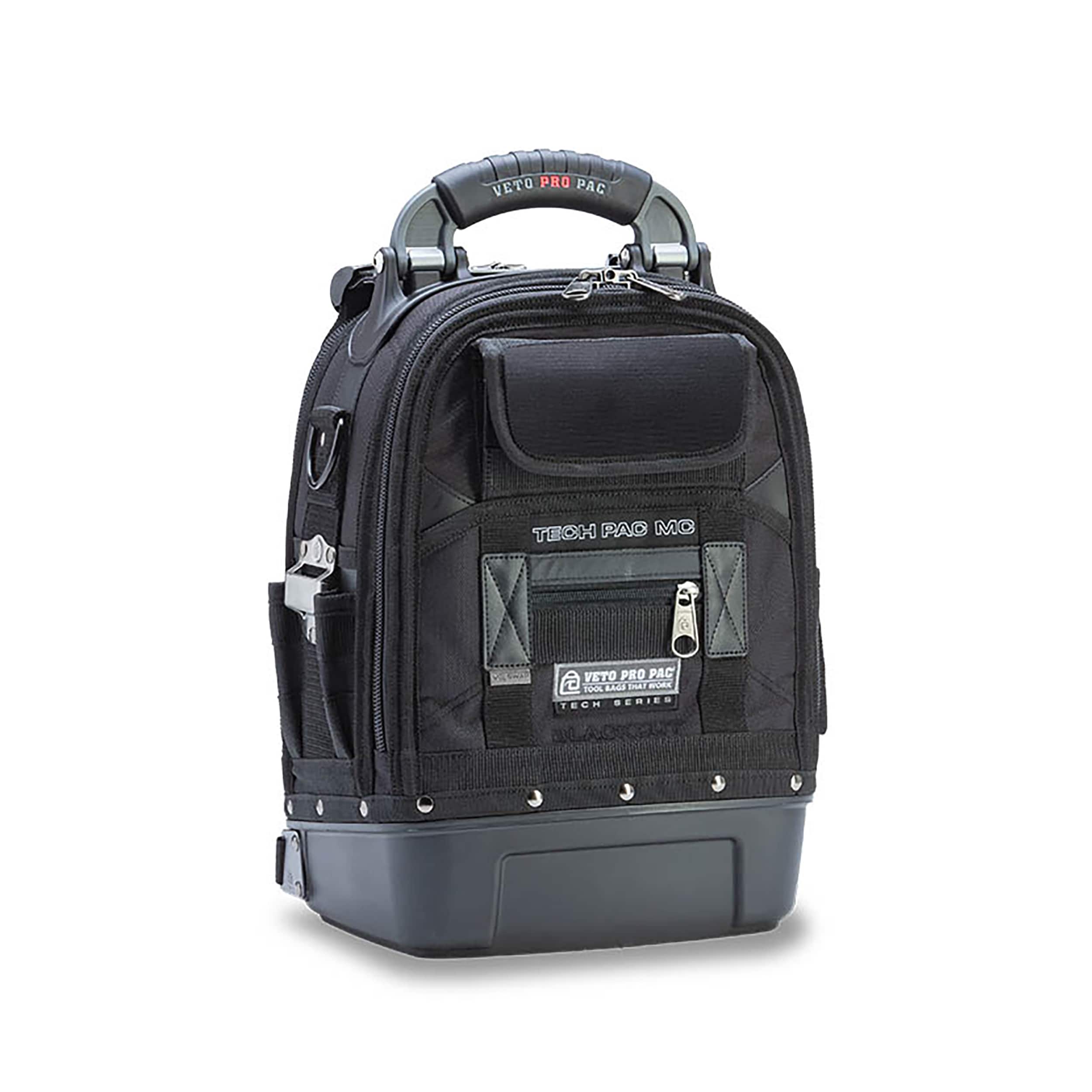 Mochila con cremallera Veto Pro Pac TECH PAC MC Blackout Nylon de 12 pulgadas de ancho x 9 pulgadas de profundidad x 17 pulgadas de largo