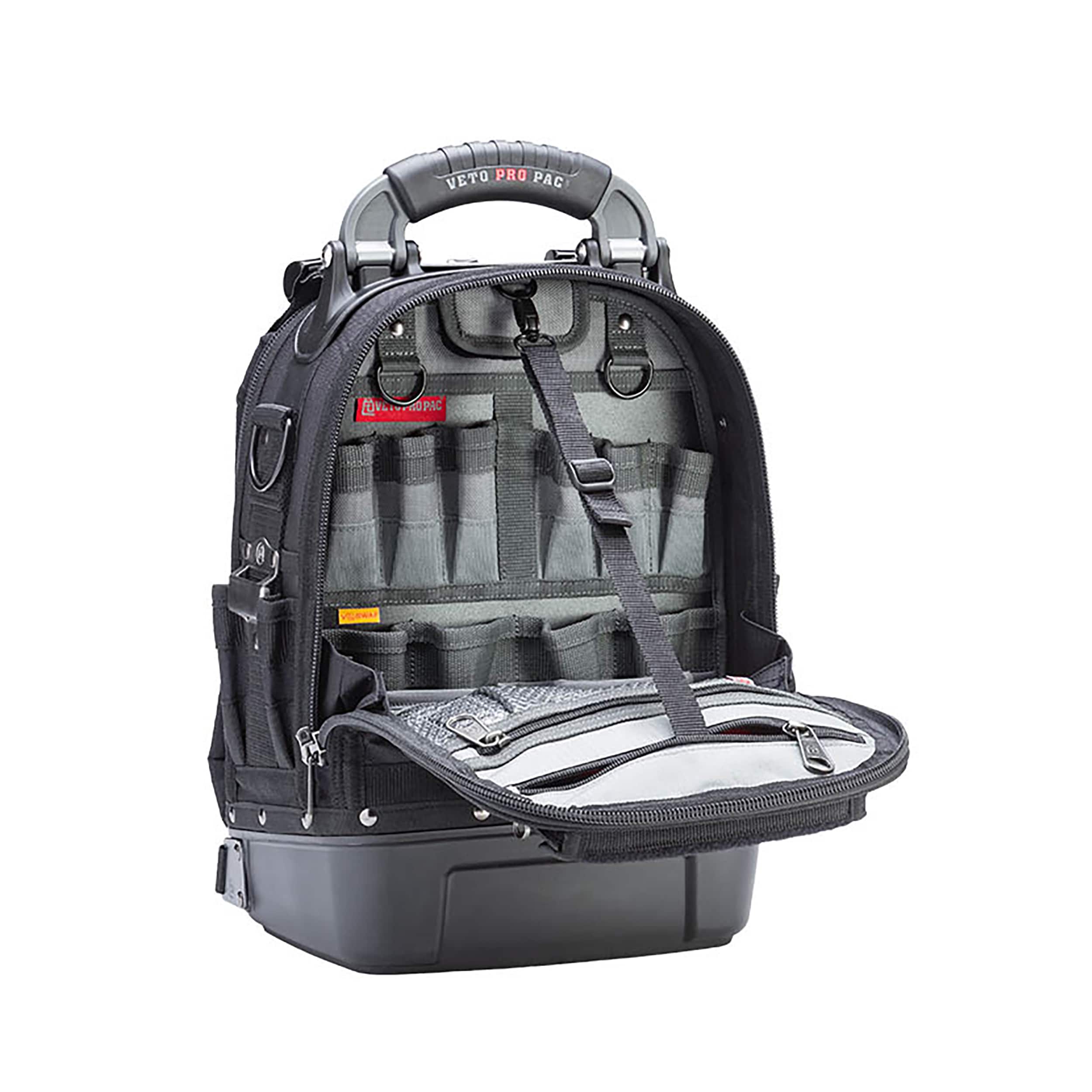Mochila con cremallera Veto Pro Pac TECH PAC MC Blackout Nylon de 12 pulgadas de ancho x 9 pulgadas de profundidad x 17 pulgadas de largo