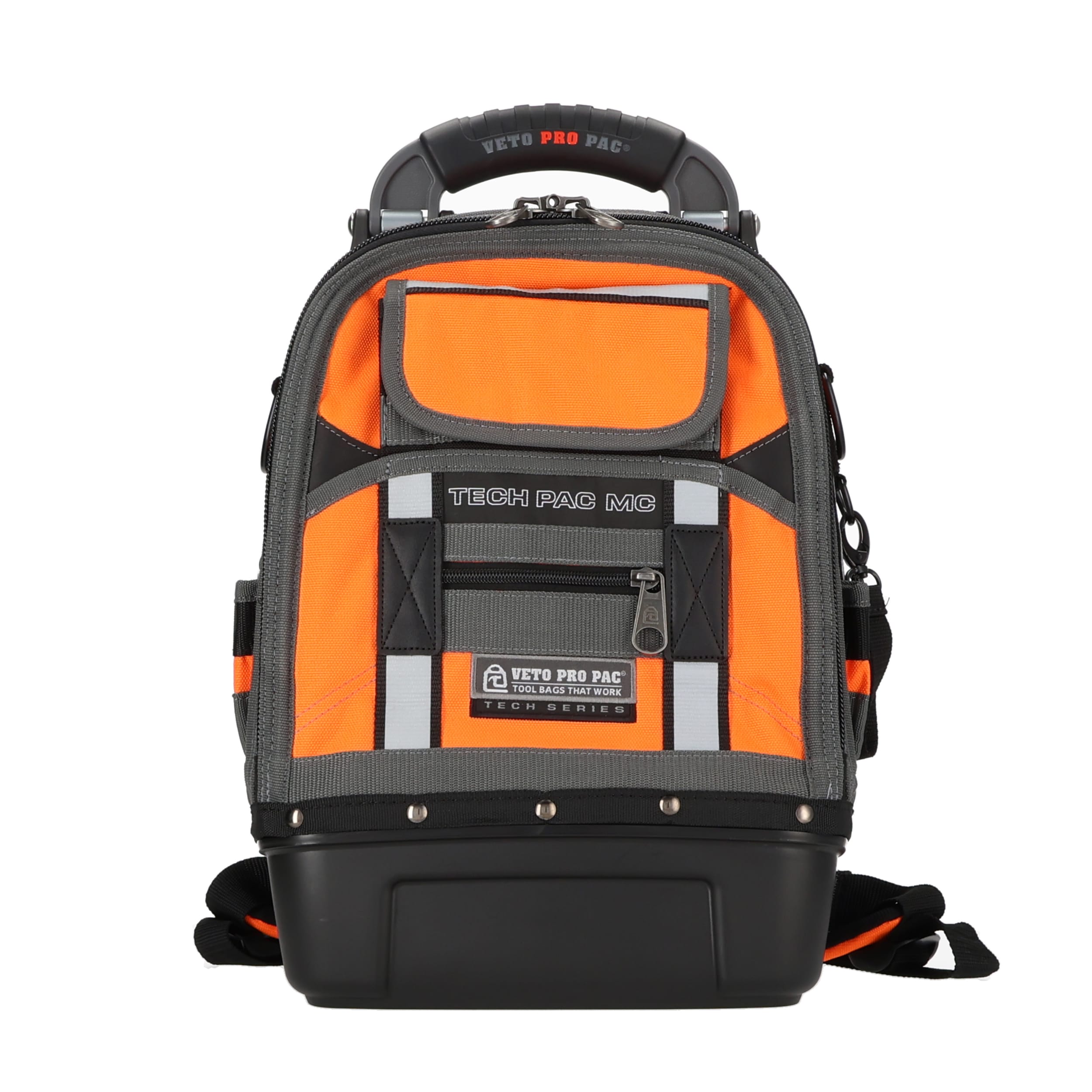 Mochila con cierre Veto Pro Pac TECH PAC MC SPECIAL OPS en nylon naranja de alta visibilidad de 12 pulgadas de ancho x 9 pulgadas de profundidad x 17 pulgadas de largo - VPP10250