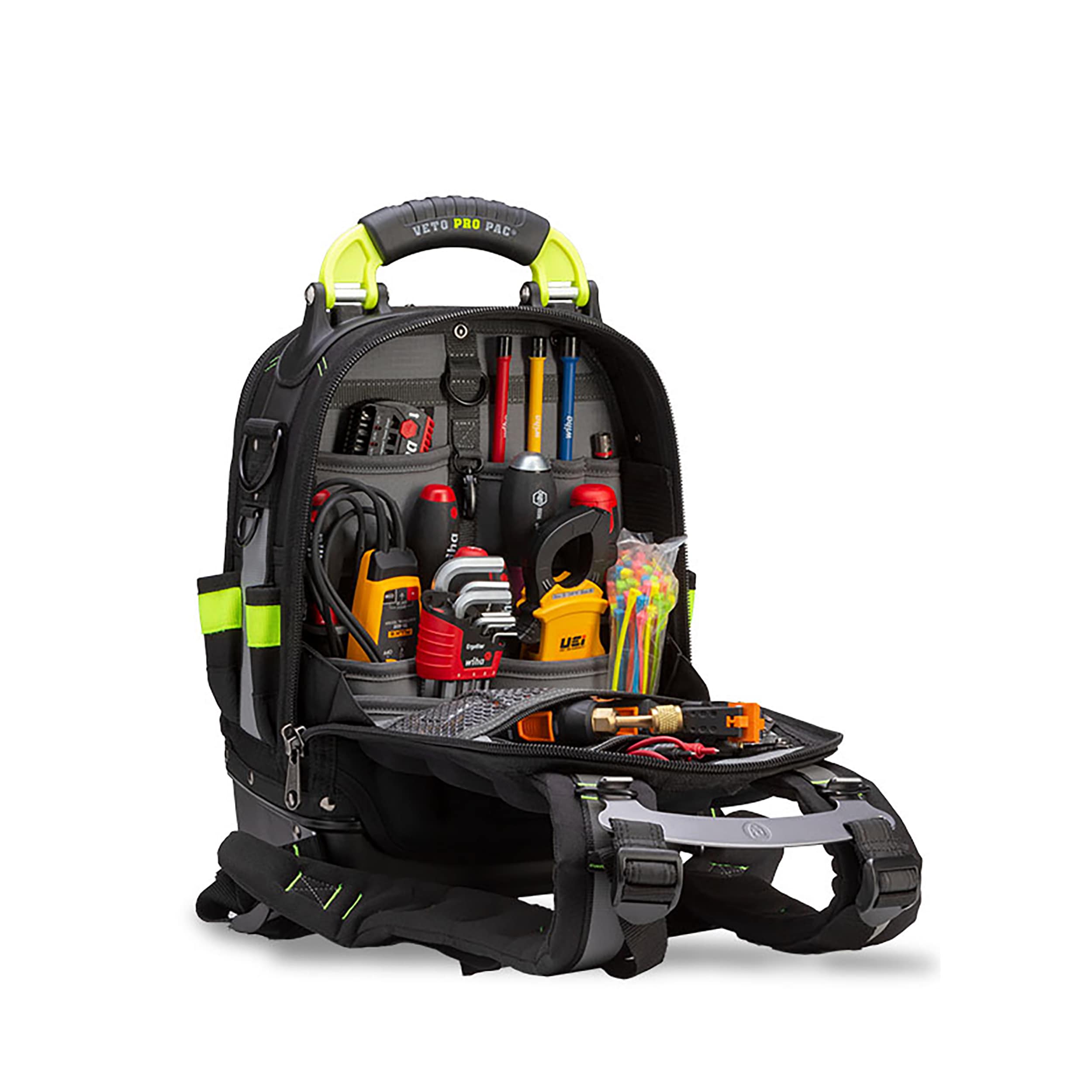 Mochila con cremallera Veto Pro Pac TECH PAC MC SPECIAL OPS de Nylon Special Ops de 12 pulgadas de ancho x 9 pulgadas de profundidad x 17 pulgadas de largo VPP10258