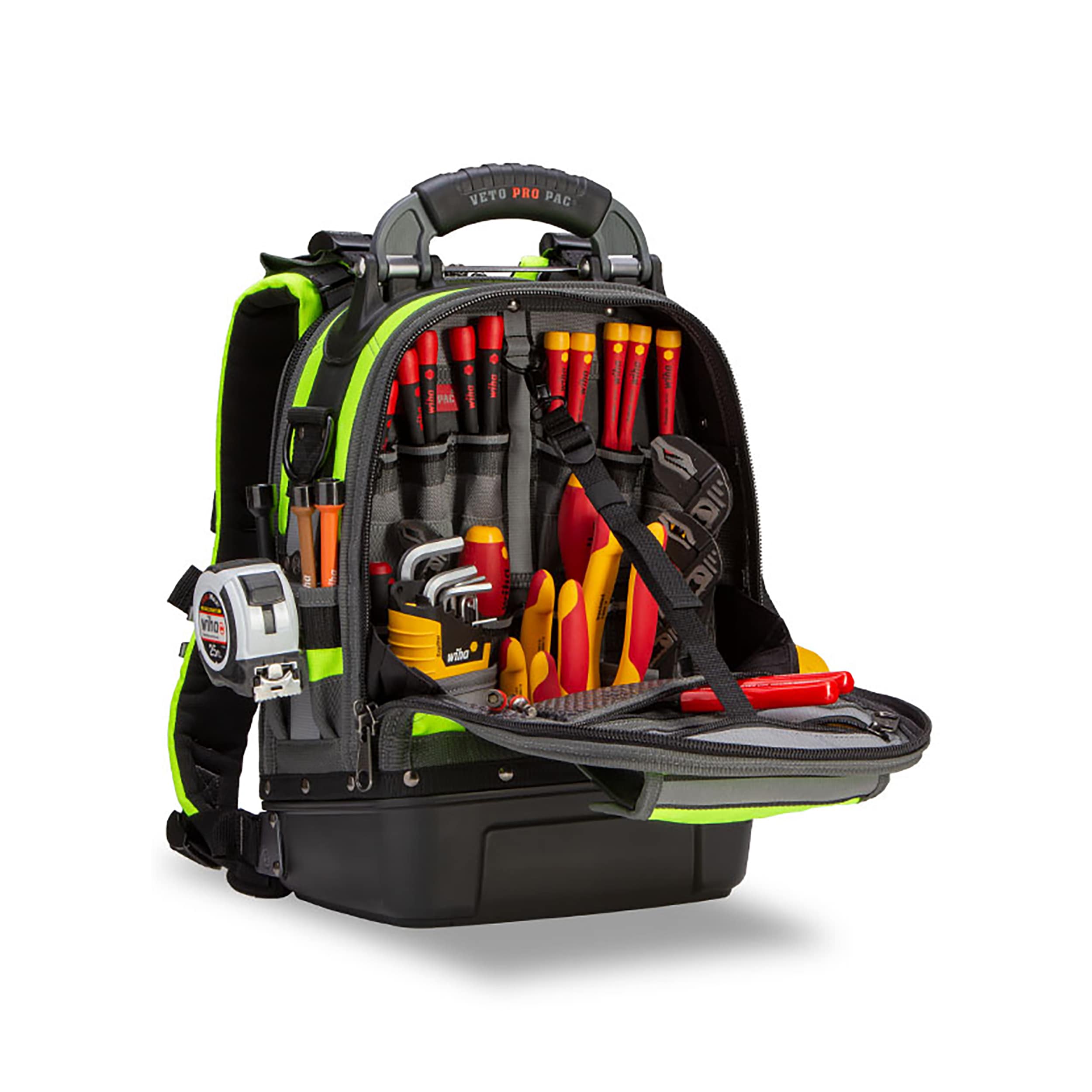 Mochila con cierre TECH PAC MC SPECIAL OPS Hi-Viz Amarillo Nylon 12 pulgadas de ancho x 9 pulgadas de profundidad x 17 pulgadas de largo de Veto Pro Pac VPP10251