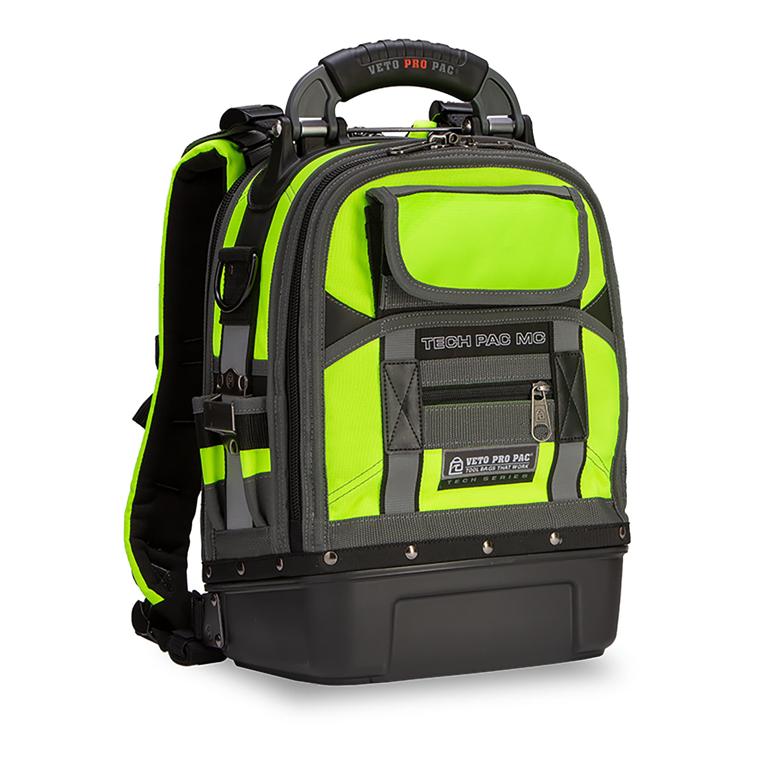 Mochila con cierre TECH PAC MC SPECIAL OPS Hi-Viz Amarillo Nylon 12 pulgadas de ancho x 9 pulgadas de profundidad x 17 pulgadas de largo de Veto Pro Pac VPP10251