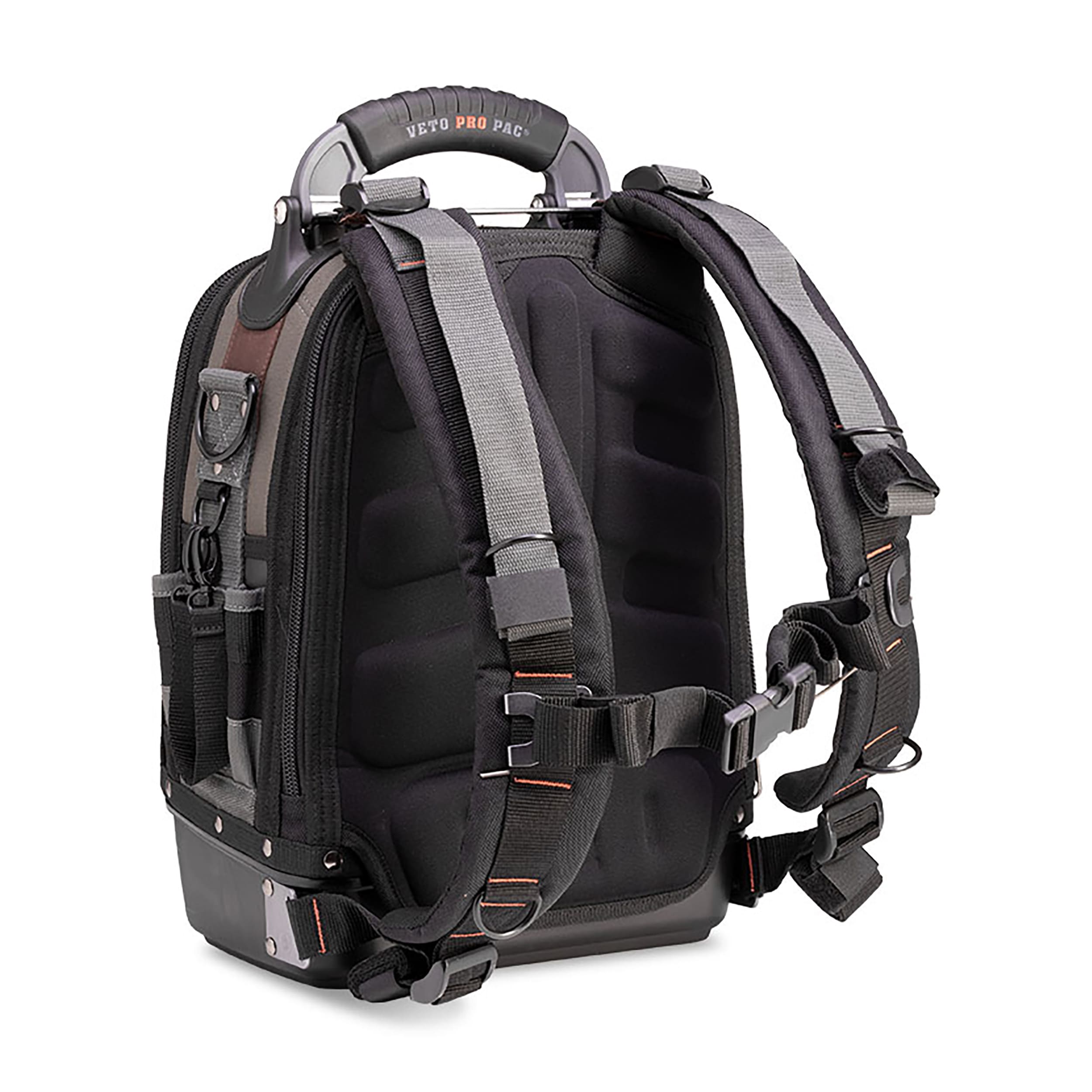 Mochila con cierre TECH PAC MC de nylon original de 12 pulgadas de ancho x 9 pulgadas de fondo x 17 pulgadas de largo de Veto Pro Pac VPP10066