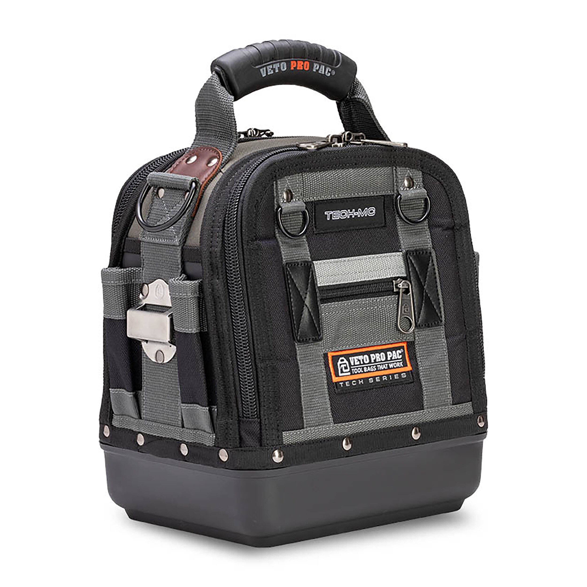Bolsa de herramientas con cierre original de nylon Veto Pro Pac de 12 pulgadas de ancho x 8.5 pulgadas de profundidad x 12.5 pulgadas de largo VPP10058