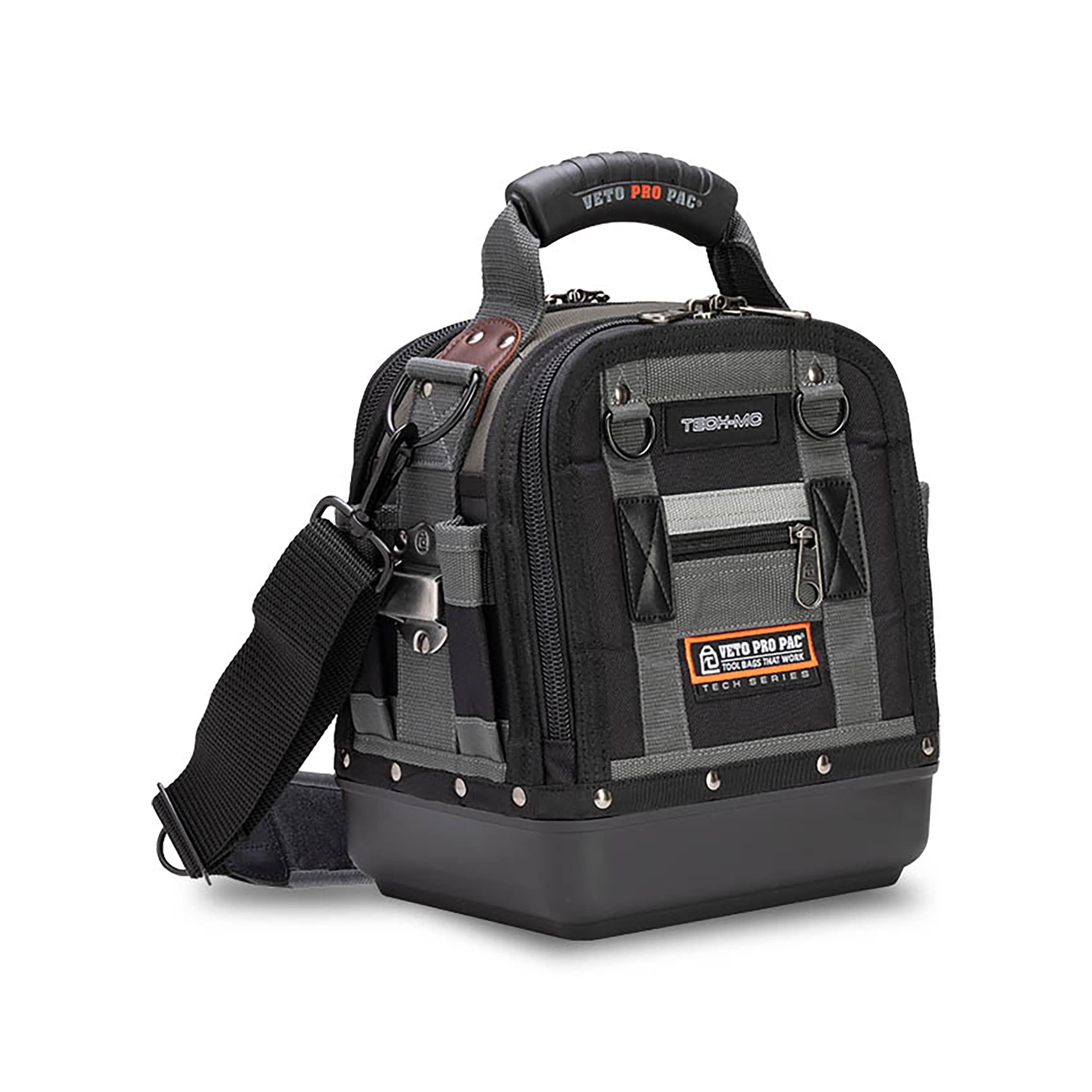 Bolsa de herramientas con cierre original de nylon Veto Pro Pac de 12 pulgadas de ancho x 8.5 pulgadas de profundidad x 12.5 pulgadas de largo VPP10058