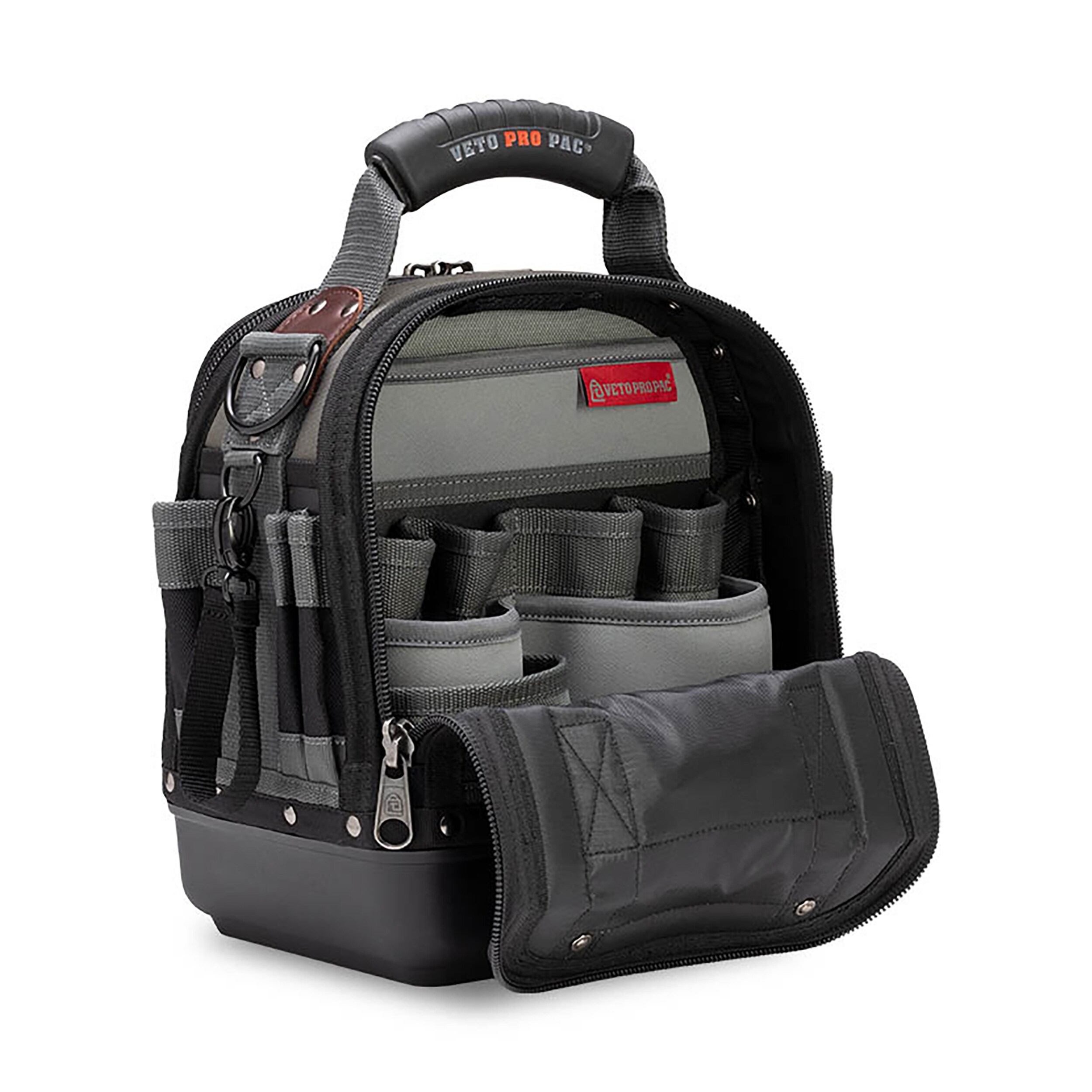 Bolsa de herramientas con cierre original de nylon Veto Pro Pac de 12 pulgadas de ancho x 8.5 pulgadas de profundidad x 12.5 pulgadas de largo VPP10058