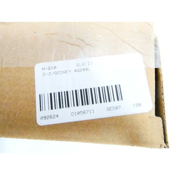 Conector recto para tierra líquida apretada de 2 pulgadas - O-Z/Gedney 4Q200L