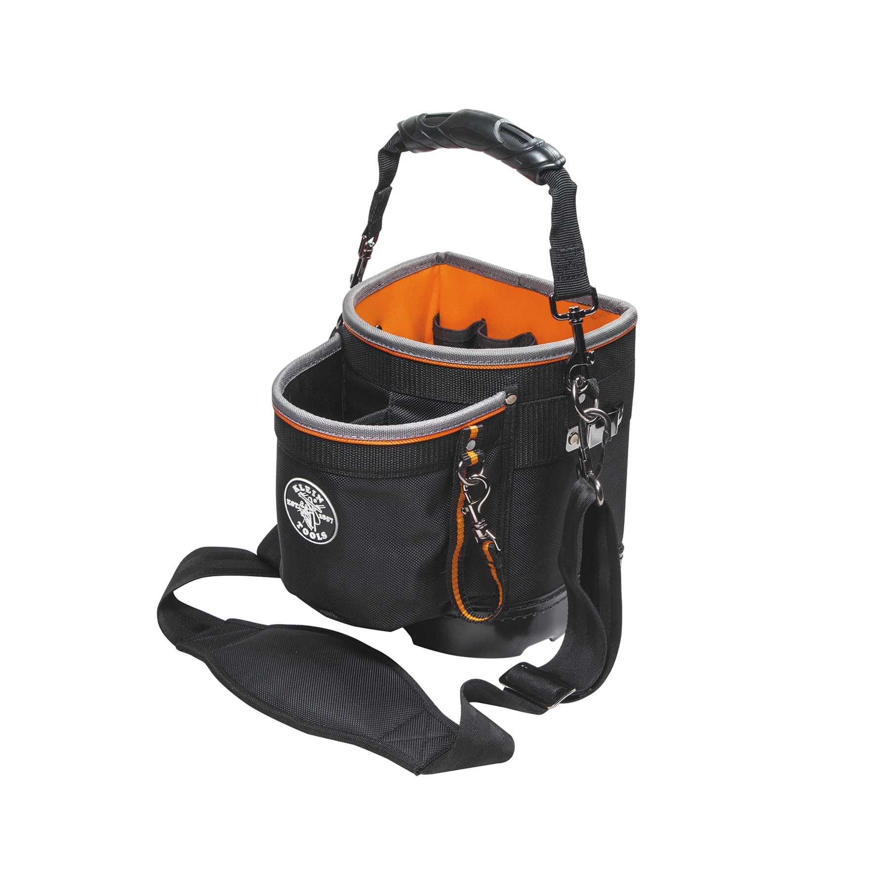 Bolsa para herramientas de Klein Tools, Bolsa de hombro Tradesman Pro, 14 bolsillos, 10 pulgadas 55419SP14