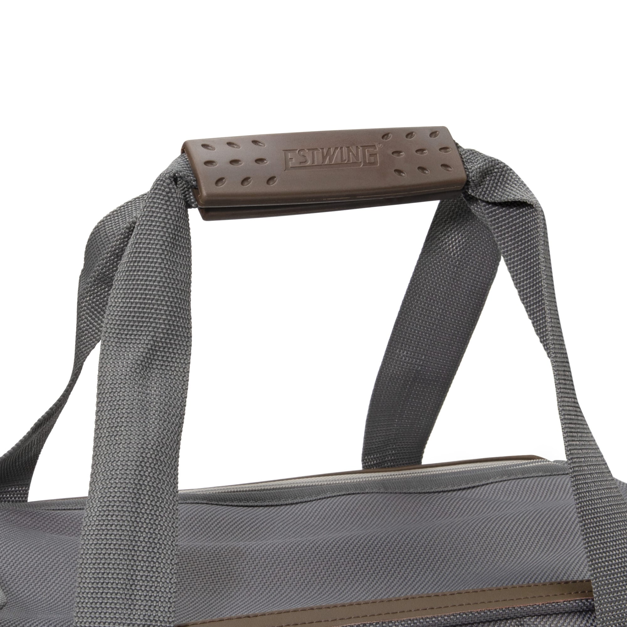 Bolsa de herramientas con cremallera de poliéster gris/marrón Estwing de 10.0 pulgadas de ancho x 18.5 pulgadas de profundidad x 11.0 pulgadas de largo 94762