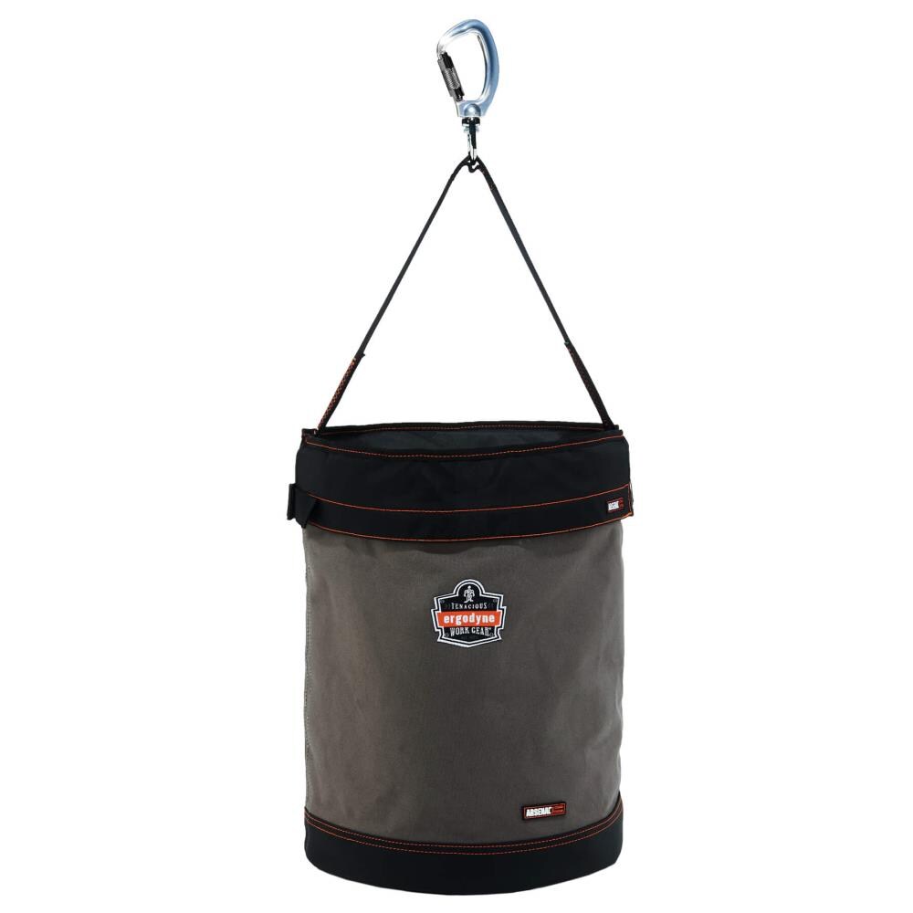 Bolso elevador Ergodyne de lienzo gris de 17.5 pulgadas de ancho x 4 pulgadas de profundidad x 17.5 pulgadas de largo 14845