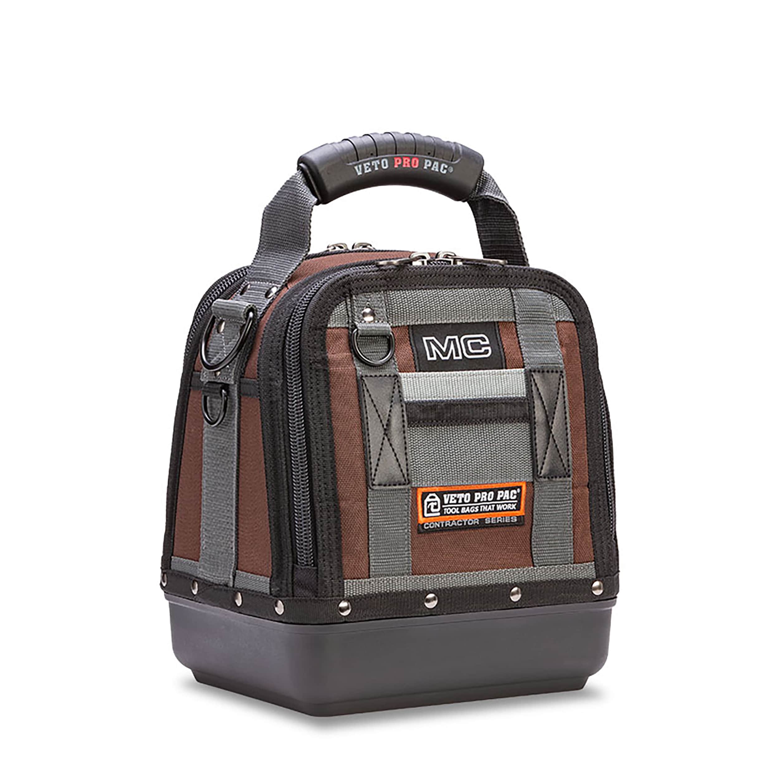 Bolsa de herramientas con cierre Veto Pro Pac Original de nylon de 11 pulgadas de ancho x 8.5 pulgadas de profundidad x 13 pulgadas de longitud VPP10034