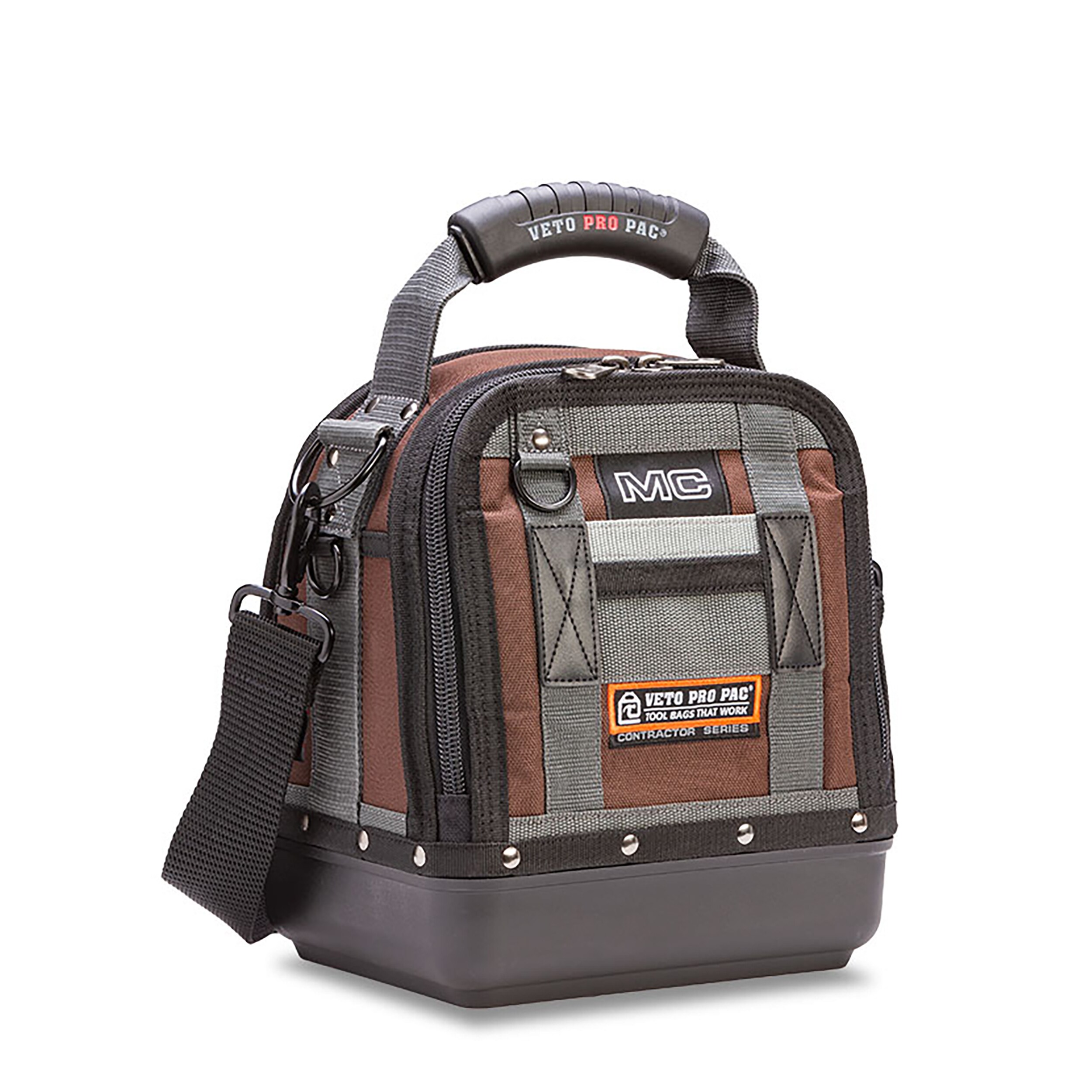 Bolsa de herramientas con cierre Veto Pro Pac Original de nylon de 11 pulgadas de ancho x 8.5 pulgadas de profundidad x 13 pulgadas de longitud VPP10034