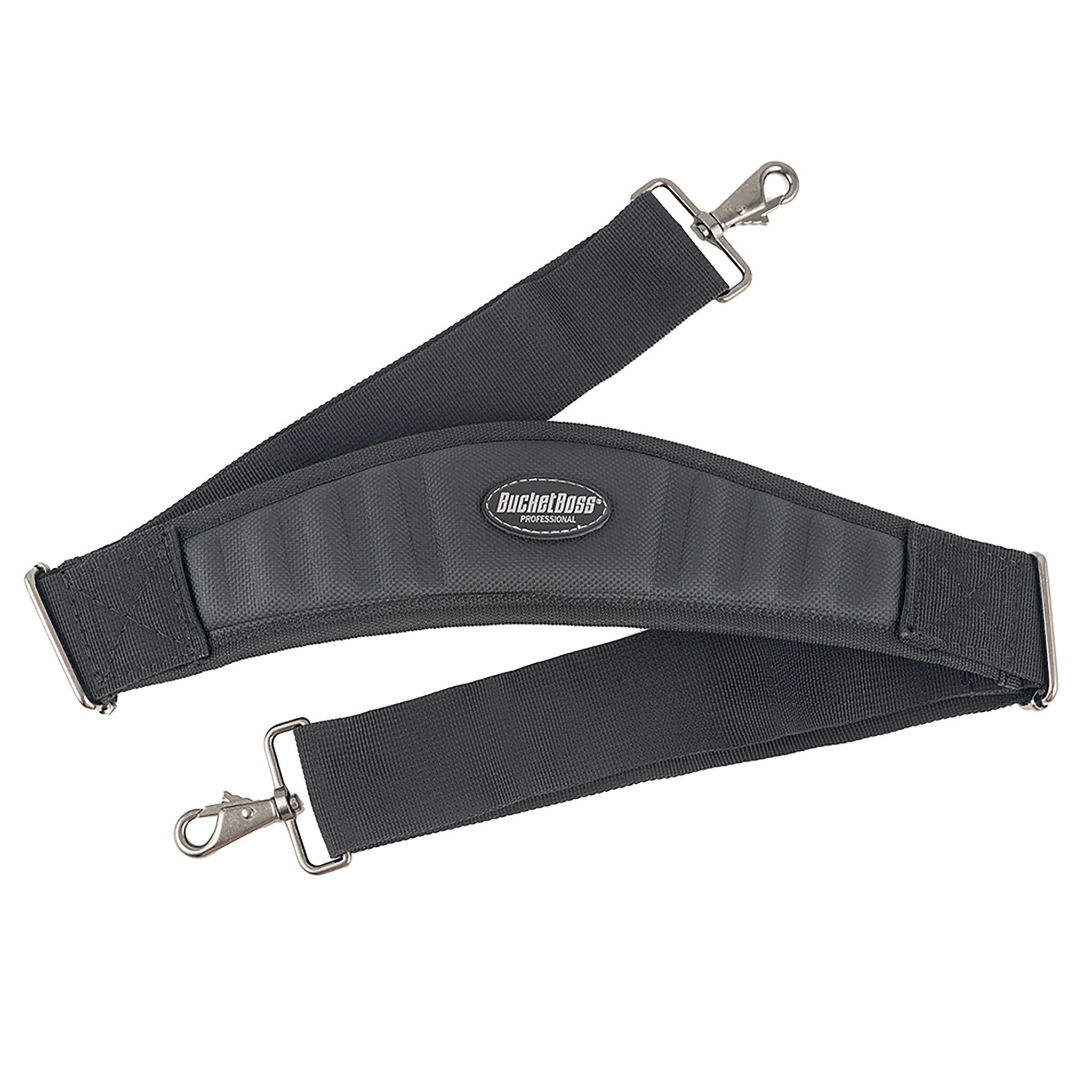 Bolsa de herramientas con cremallera de 18 pulgadas de ancho, 11 pulgadas de profundidad y 14 pulgadas de largo, gris y negro con base desplegable Bucket Boss 68118-HV