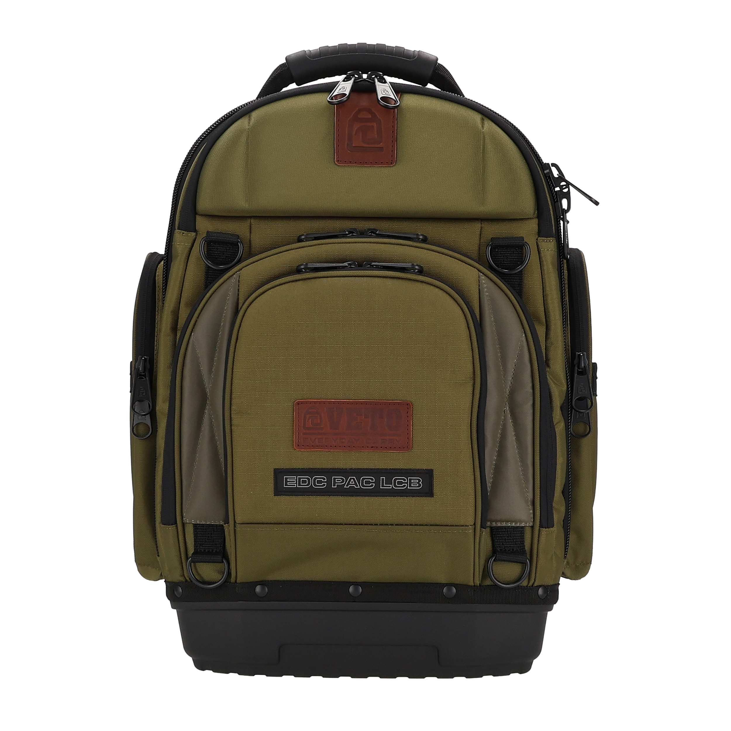 Mochila con cierre Veto Pro Pac en nylon color verde oliva, 16 pulgadas de ancho x 10 pulgadas de profundidad x 19.5 pulgadas de largo