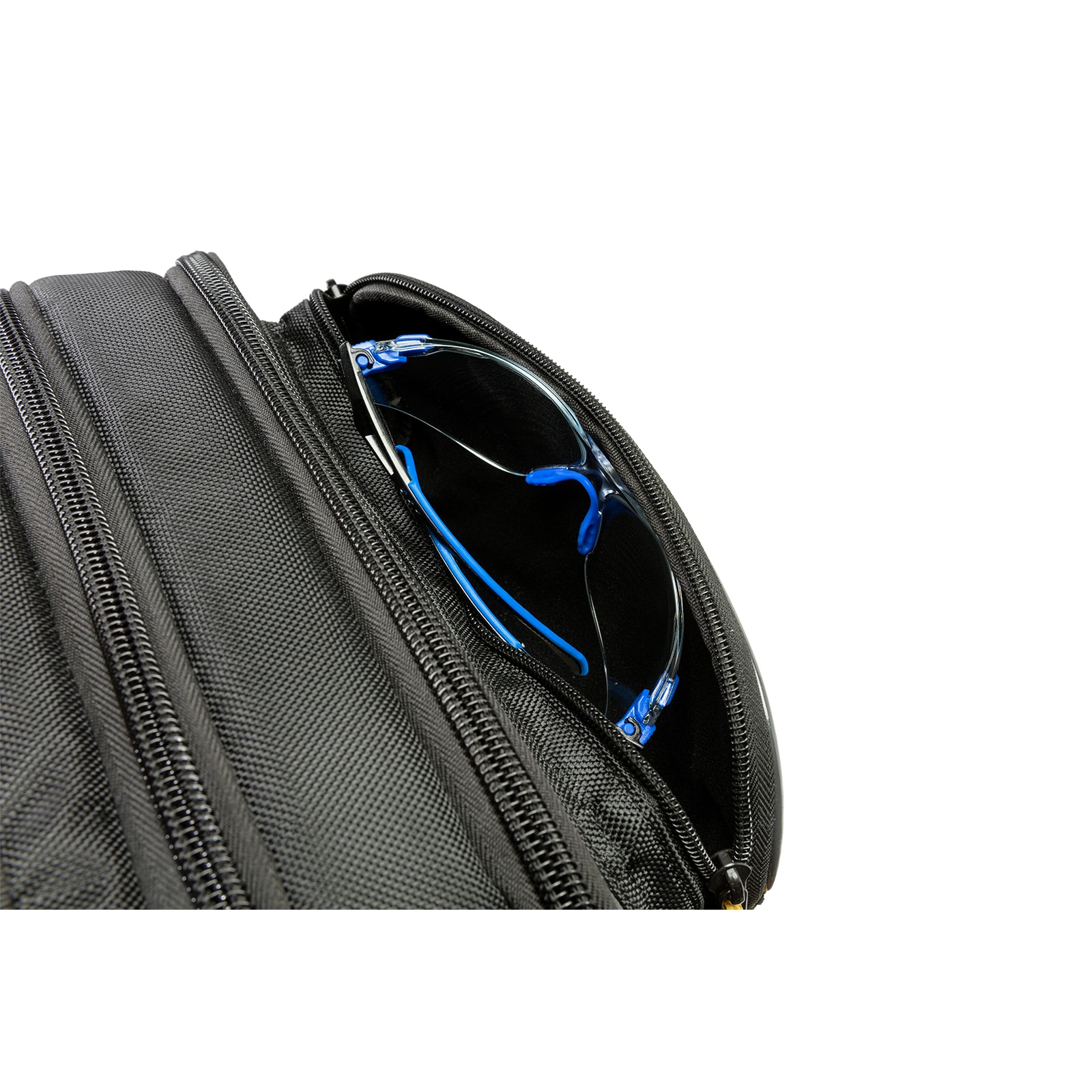 Mochila con cierre Purdy Black de 11 pulgadas de ancho x 19.5 pulgadas de profundidad x 13.5 pulgadas de largo
