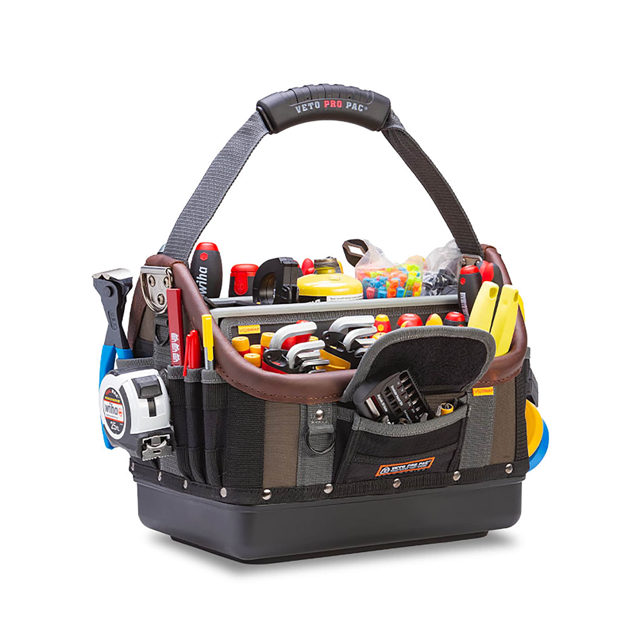 Bolsa de herramientas Veto Pro Pac Original de nylon 16 pulgadas de ancho x 12 pulgadas de profundidad x 12 pulgadas de largo VPP10089