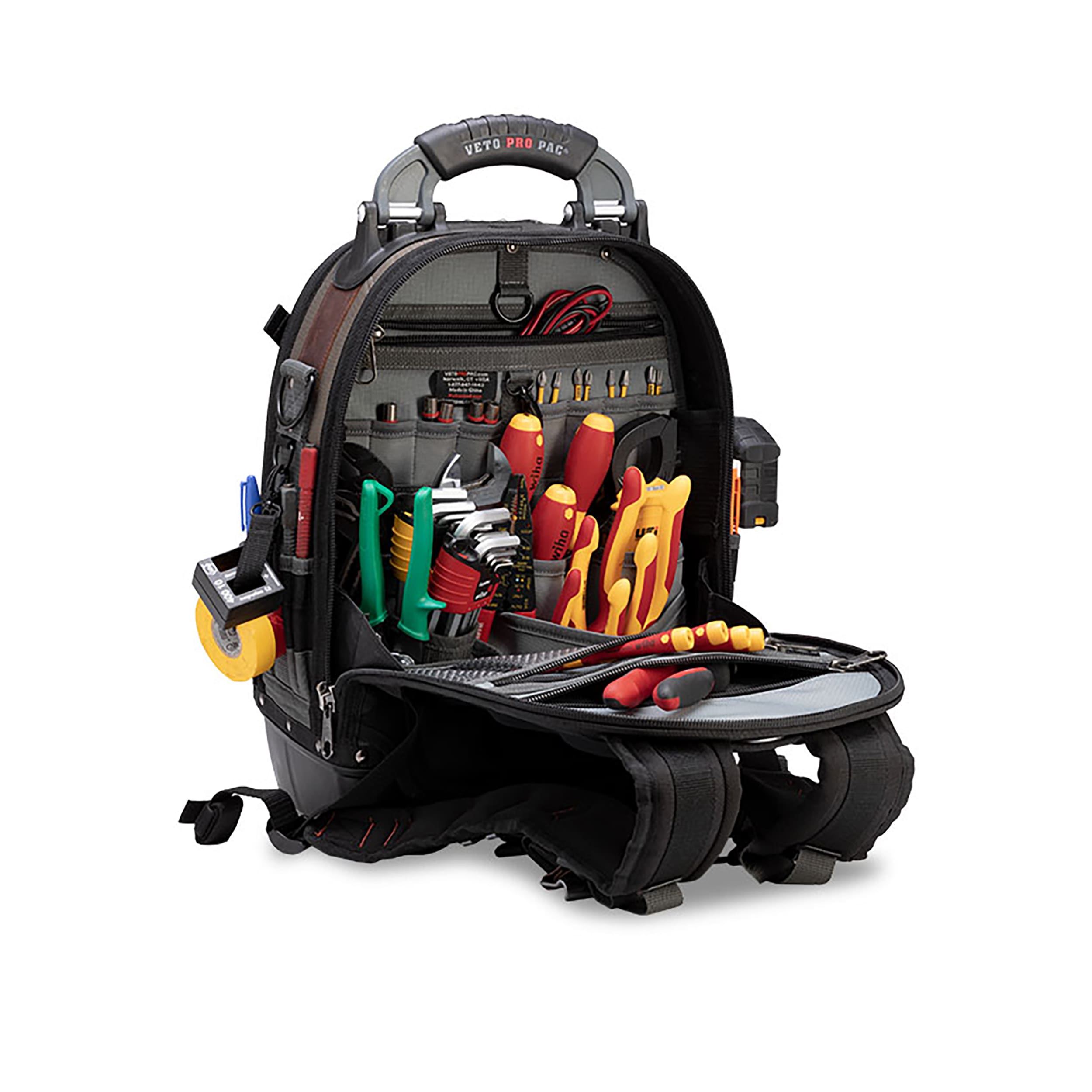 Bolso para herramientas con cremallera Veto Pro Pac Original Nylon 13 pulgadas de ancho x 10 pulgadas de profundidad x 19.5 pulgadas de largo VPP10070