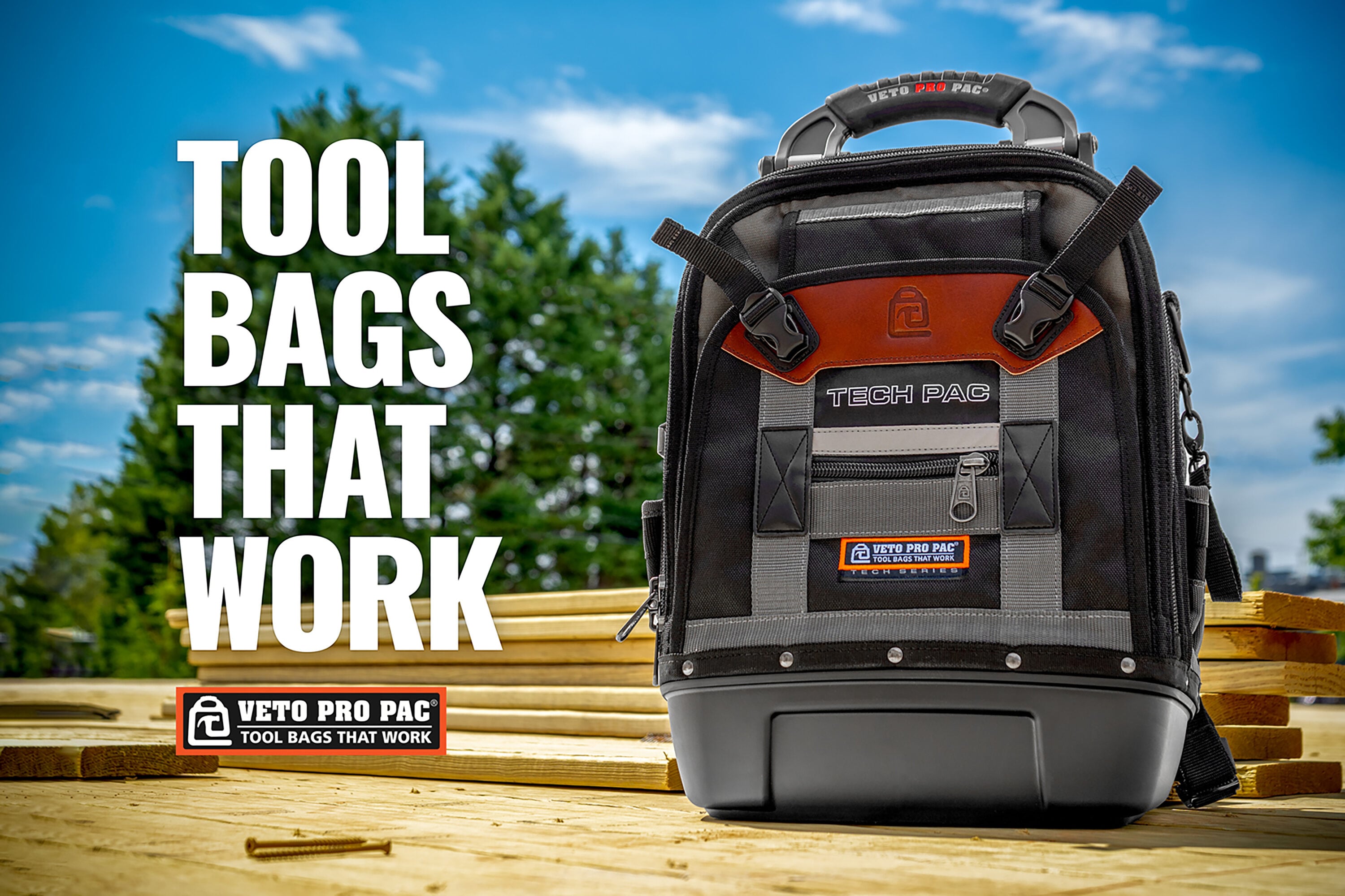 Bolso para herramientas con cremallera Veto Pro Pac Original Nylon 13 pulgadas de ancho x 10 pulgadas de profundidad x 19.5 pulgadas de largo VPP10070
