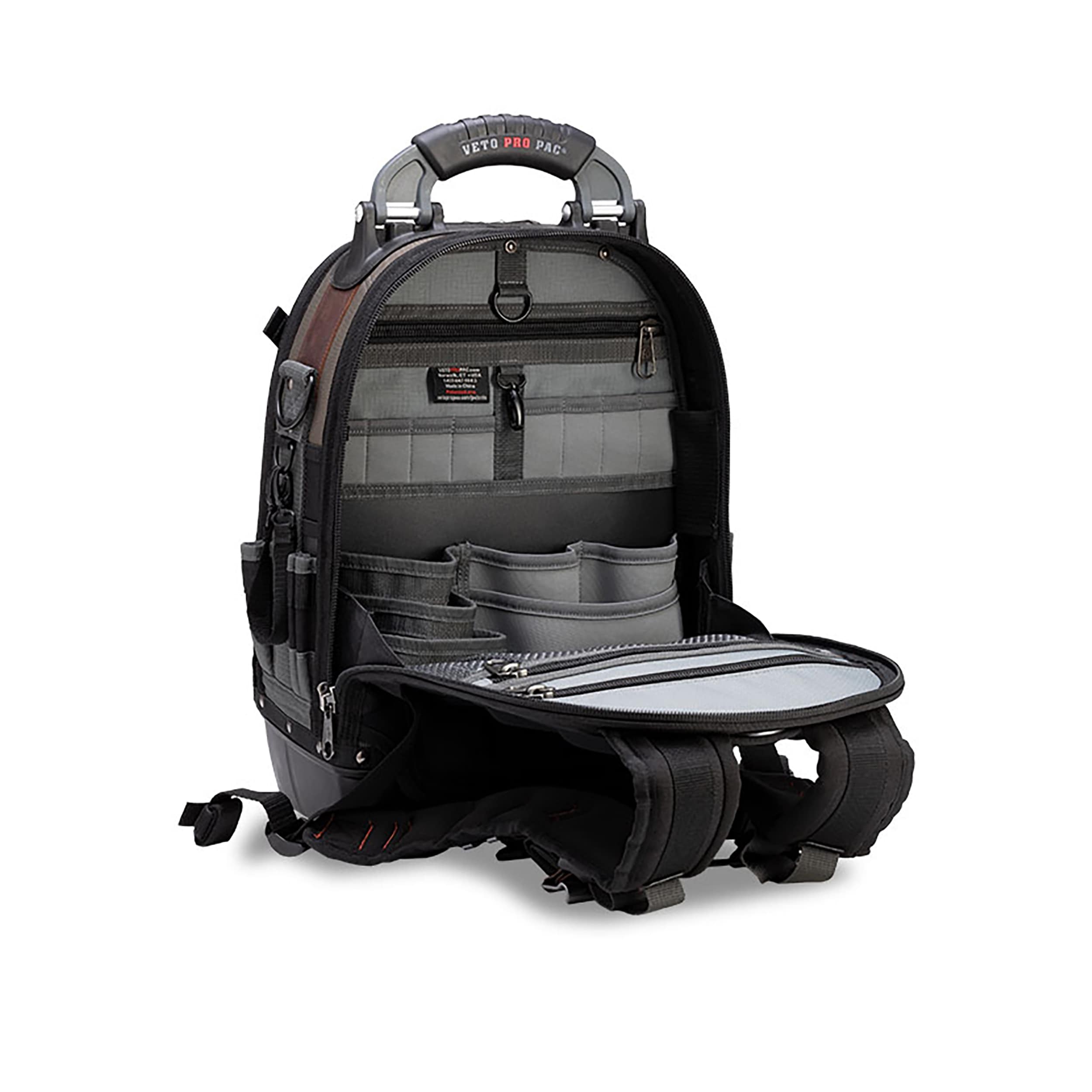 Bolso para herramientas con cremallera Veto Pro Pac Original Nylon 13 pulgadas de ancho x 10 pulgadas de profundidad x 19.5 pulgadas de largo VPP10070