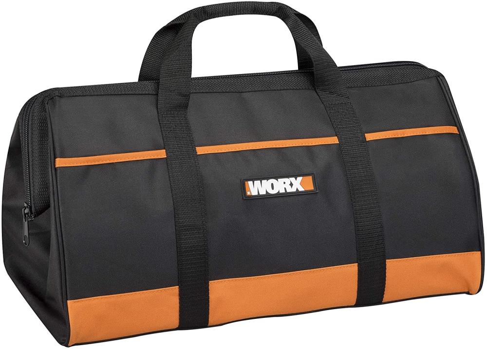 Bolsa de herramientas con cremallera de nailon negro WORX Worx de 12 pulgadas de ancho x 13 pulgadas de profundidad x 21 pulgadas de largo WA0079