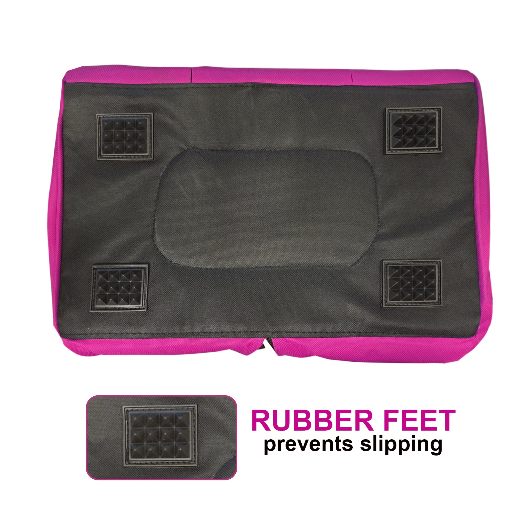 Bolsa de herramientas con cremallera de lienzo rosa The Original Pink Box de 15 pulgadas de ancho x 11 pulgadas de profundidad x 9 pulgadas de largo PB15TB