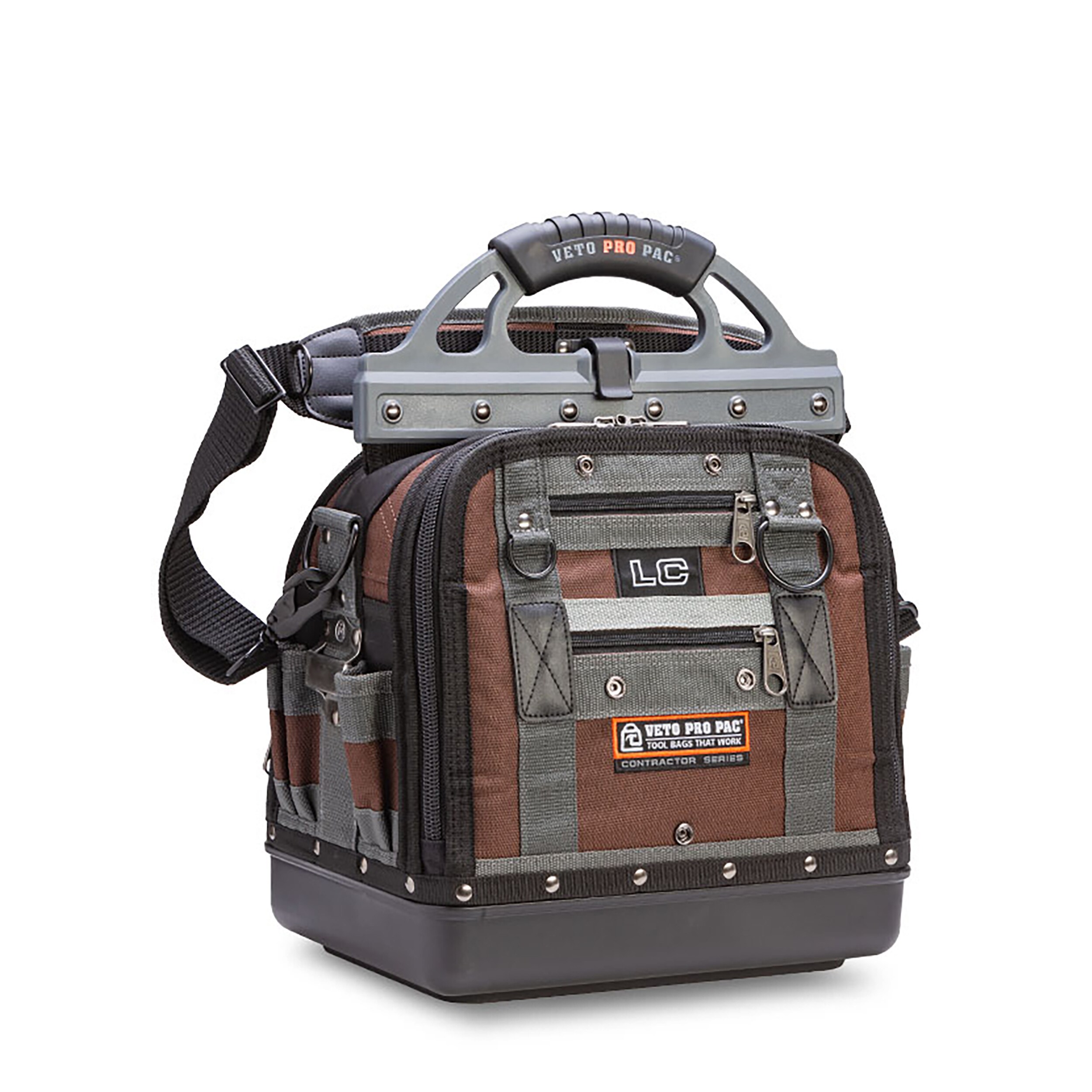Bolso de herramientas con cierre Veto Pro Pac Original Nylon de 14 pulgadas de ancho x 9.5 pulgadas de profundidad x 13.5 pulgadas de largo VPP10018