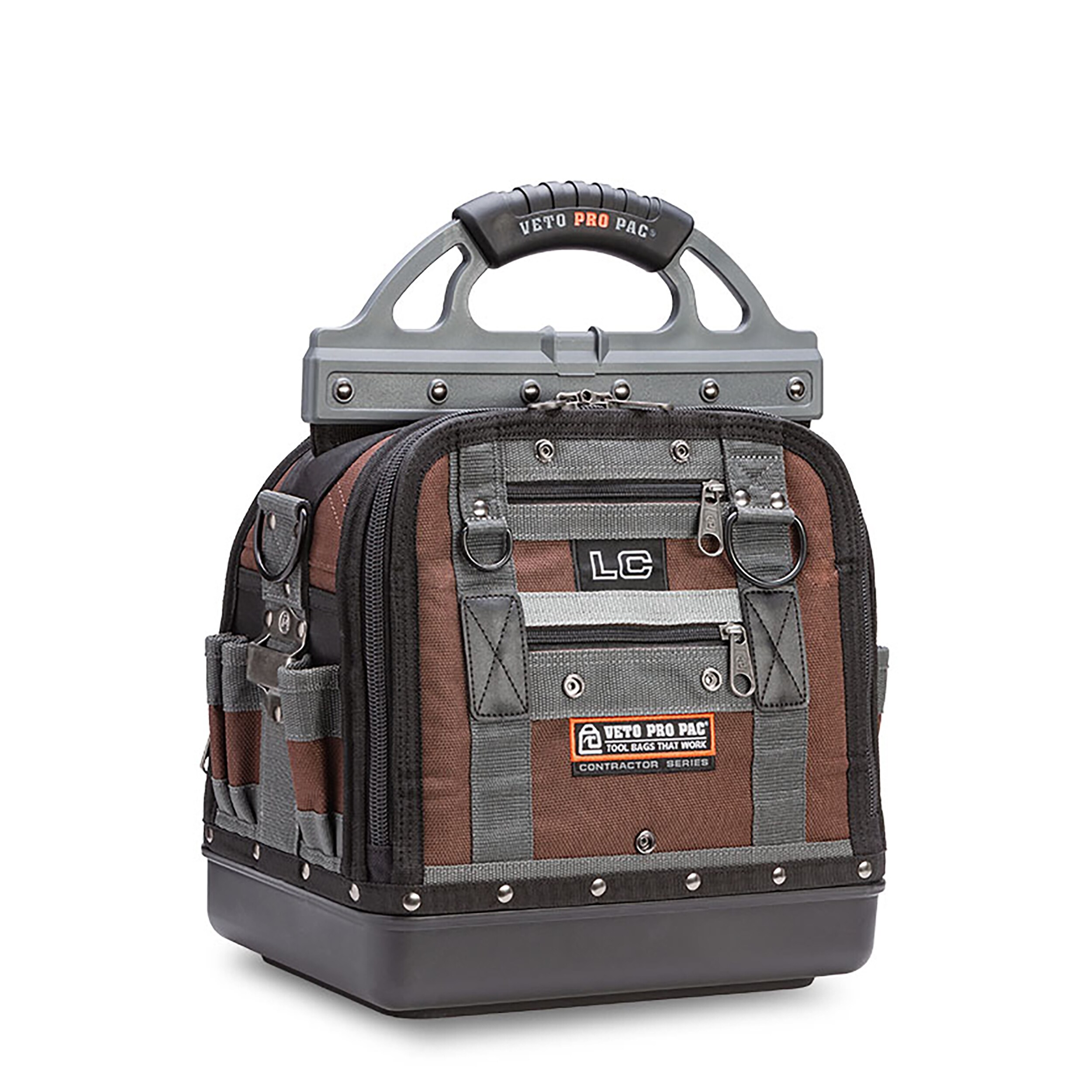 Bolso de herramientas con cierre Veto Pro Pac Original Nylon de 14 pulgadas de ancho x 9.5 pulgadas de profundidad x 13.5 pulgadas de largo VPP10018