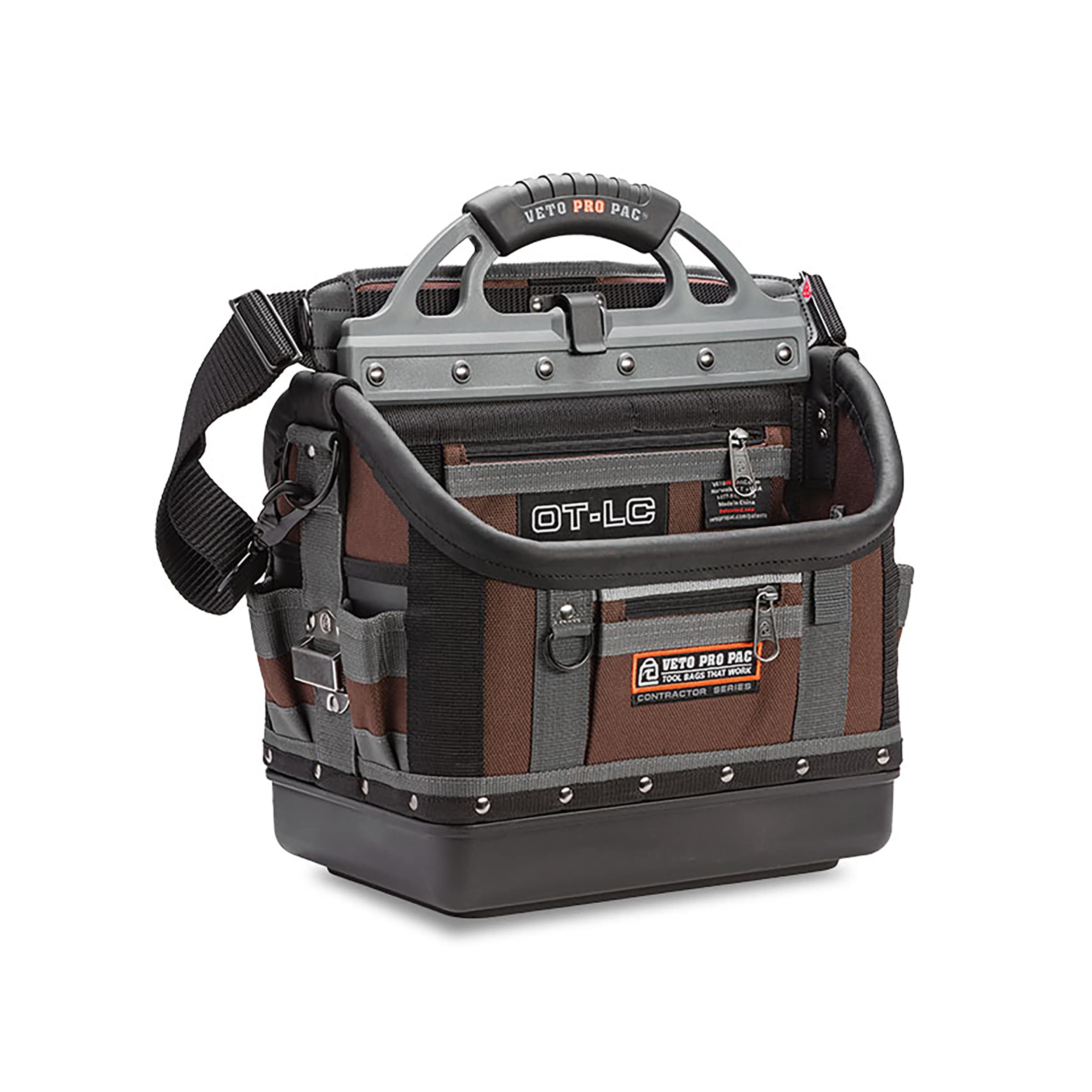 Bolso para herramientas Veto Pro Pac Original de nylon, 15 pulgadas de ancho x 11.5 pulgadas de profundidad x 13 pulgadas de largo VPP10039
