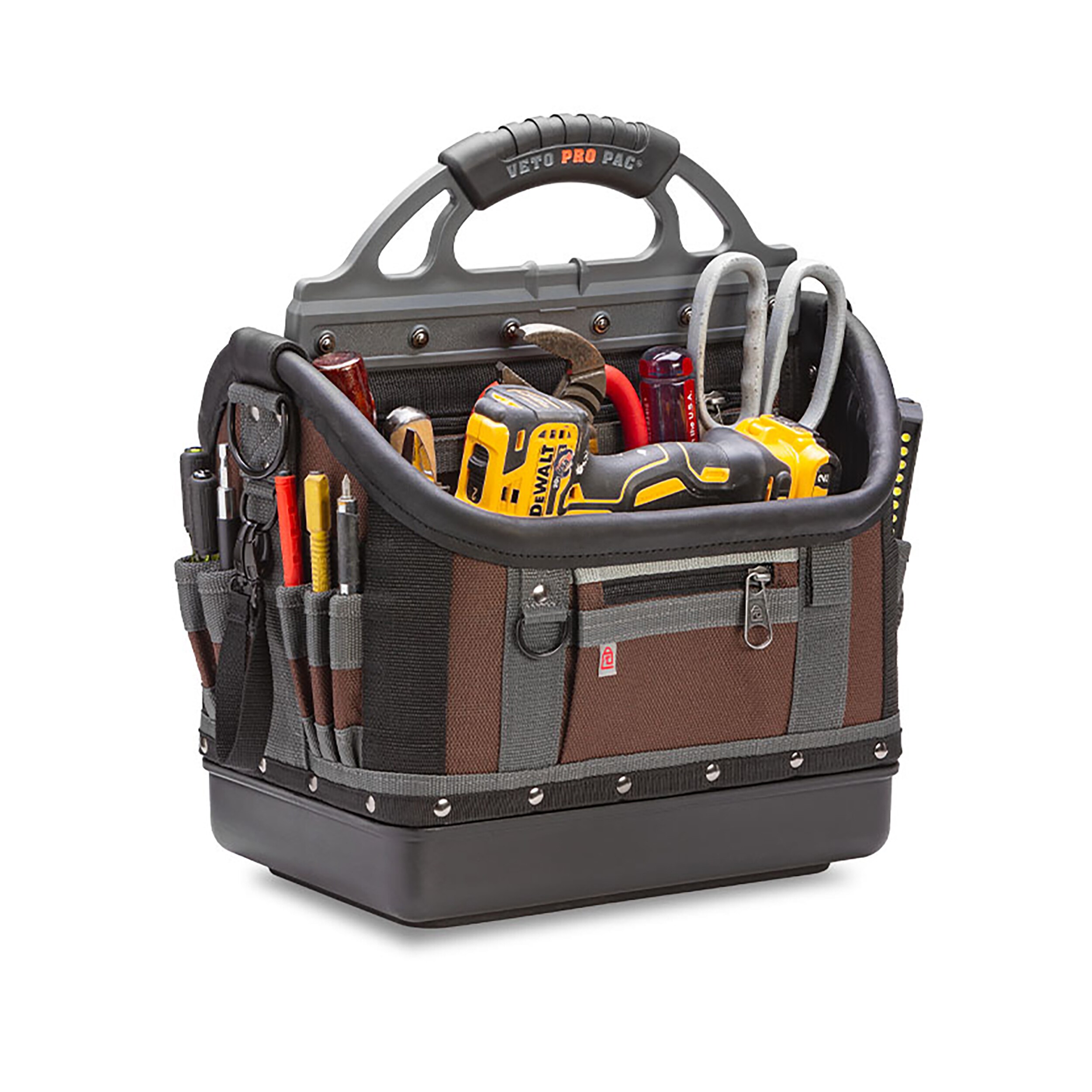 Bolso para herramientas Veto Pro Pac Original de nylon, 15 pulgadas de ancho x 11.5 pulgadas de profundidad x 13 pulgadas de largo VPP10039