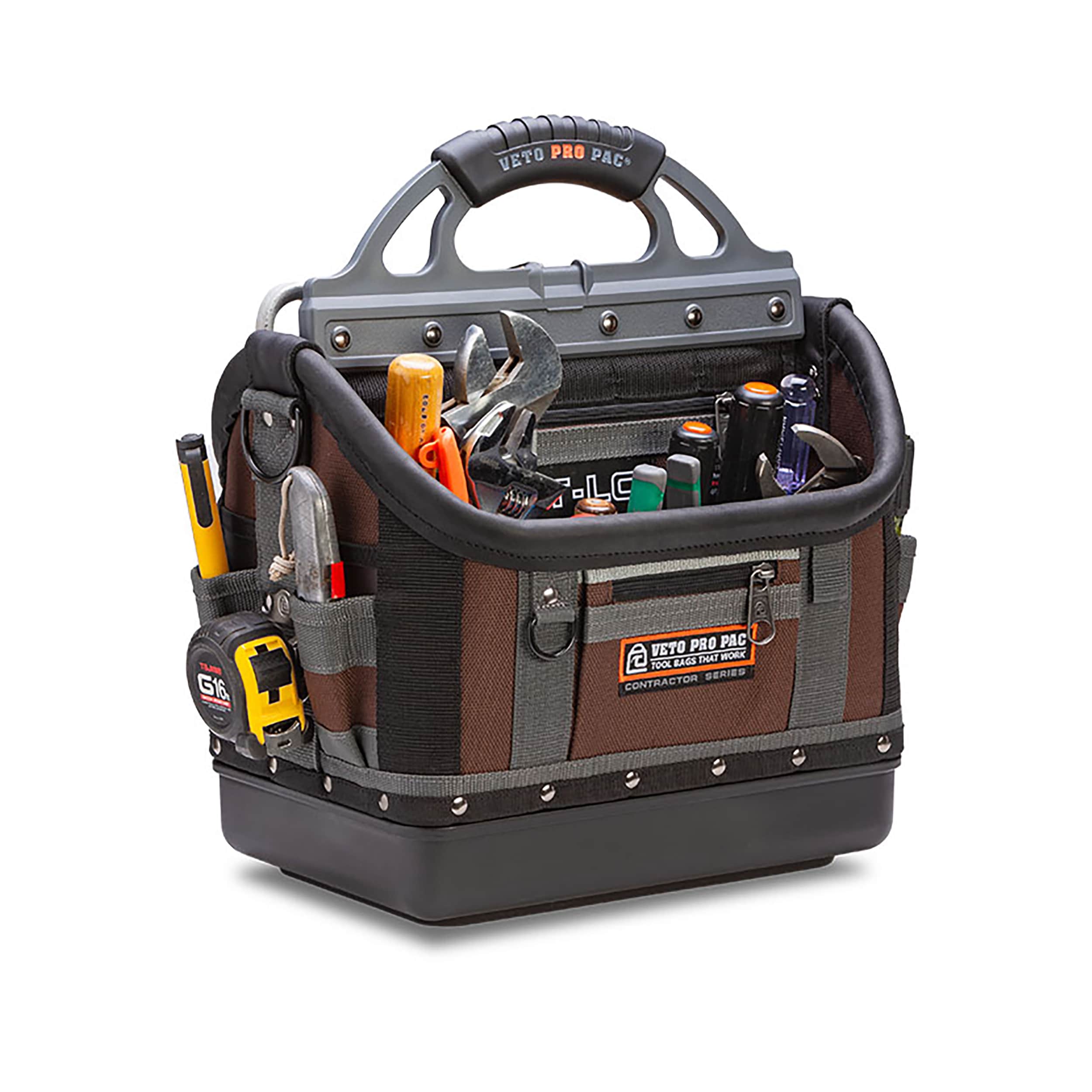 Bolso para herramientas Veto Pro Pac Original de nylon, 15 pulgadas de ancho x 11.5 pulgadas de profundidad x 13 pulgadas de largo VPP10039