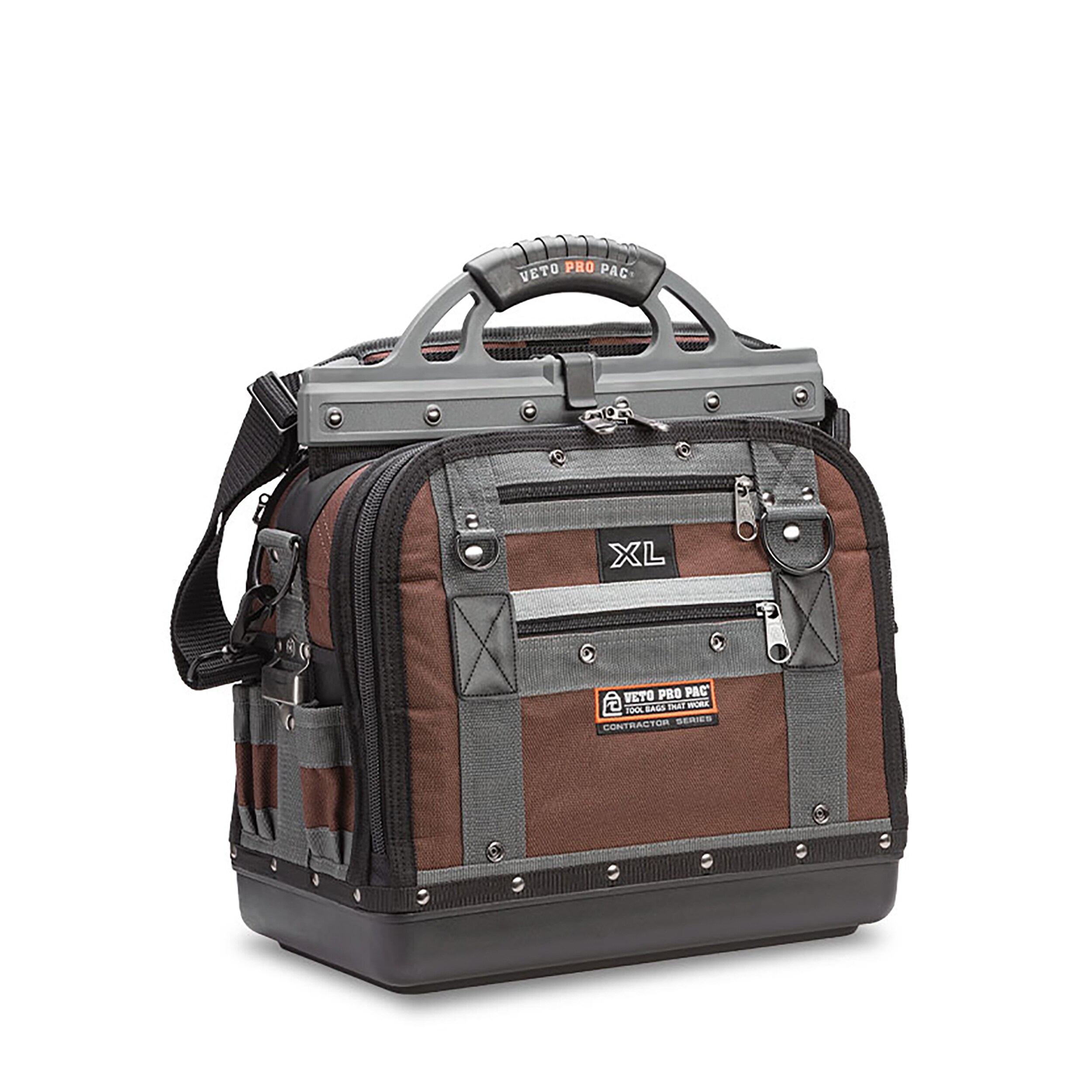 Bolsa de herramientas con cremallera de nylon original Veto Pro Pac de 17 pulgadas de ancho x 9.5 pulgadas de profundidad x 15 pulgadas de largo VPP10085