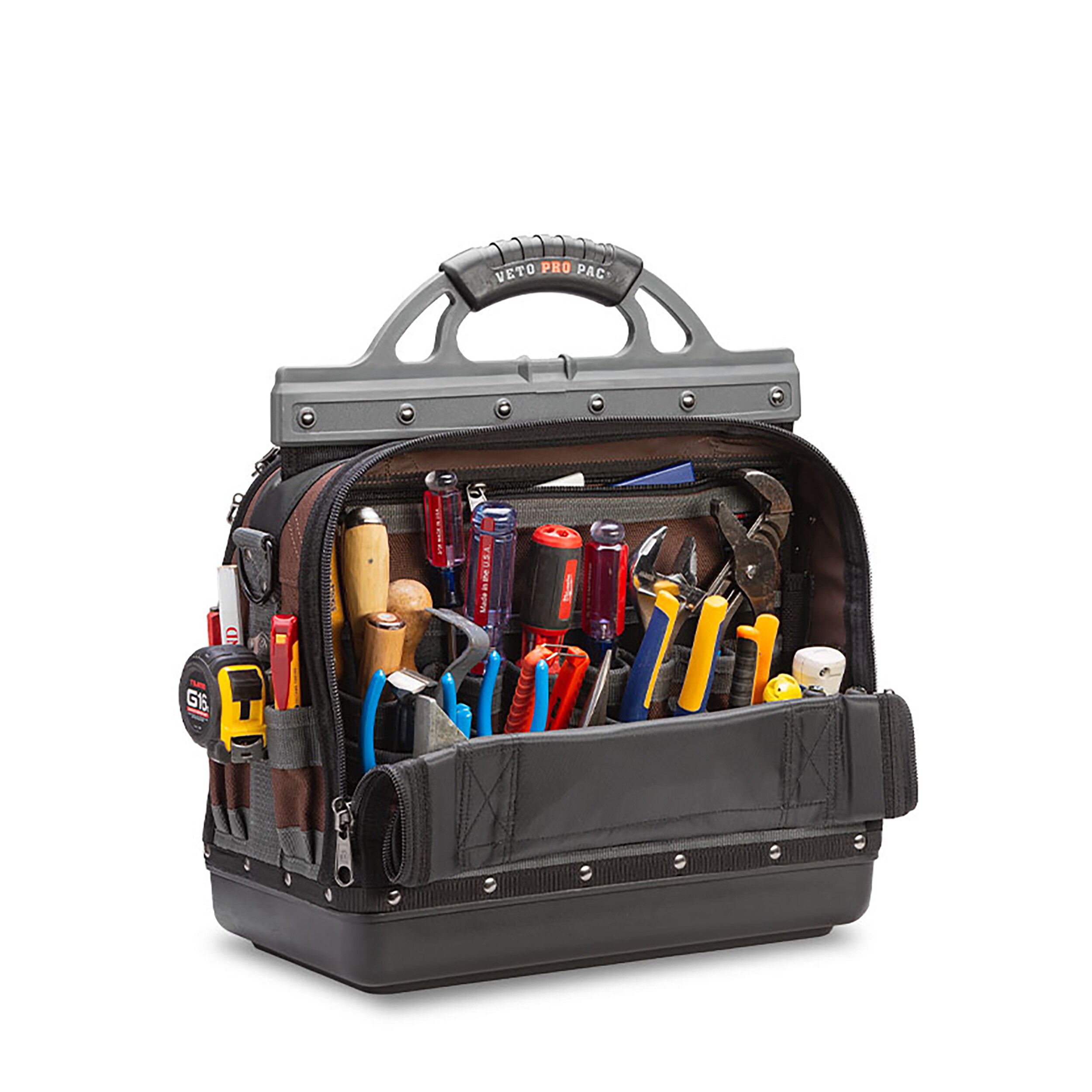 Bolsa de herramientas con cremallera de nylon original Veto Pro Pac de 17 pulgadas de ancho x 9.5 pulgadas de profundidad x 15 pulgadas de largo VPP10085