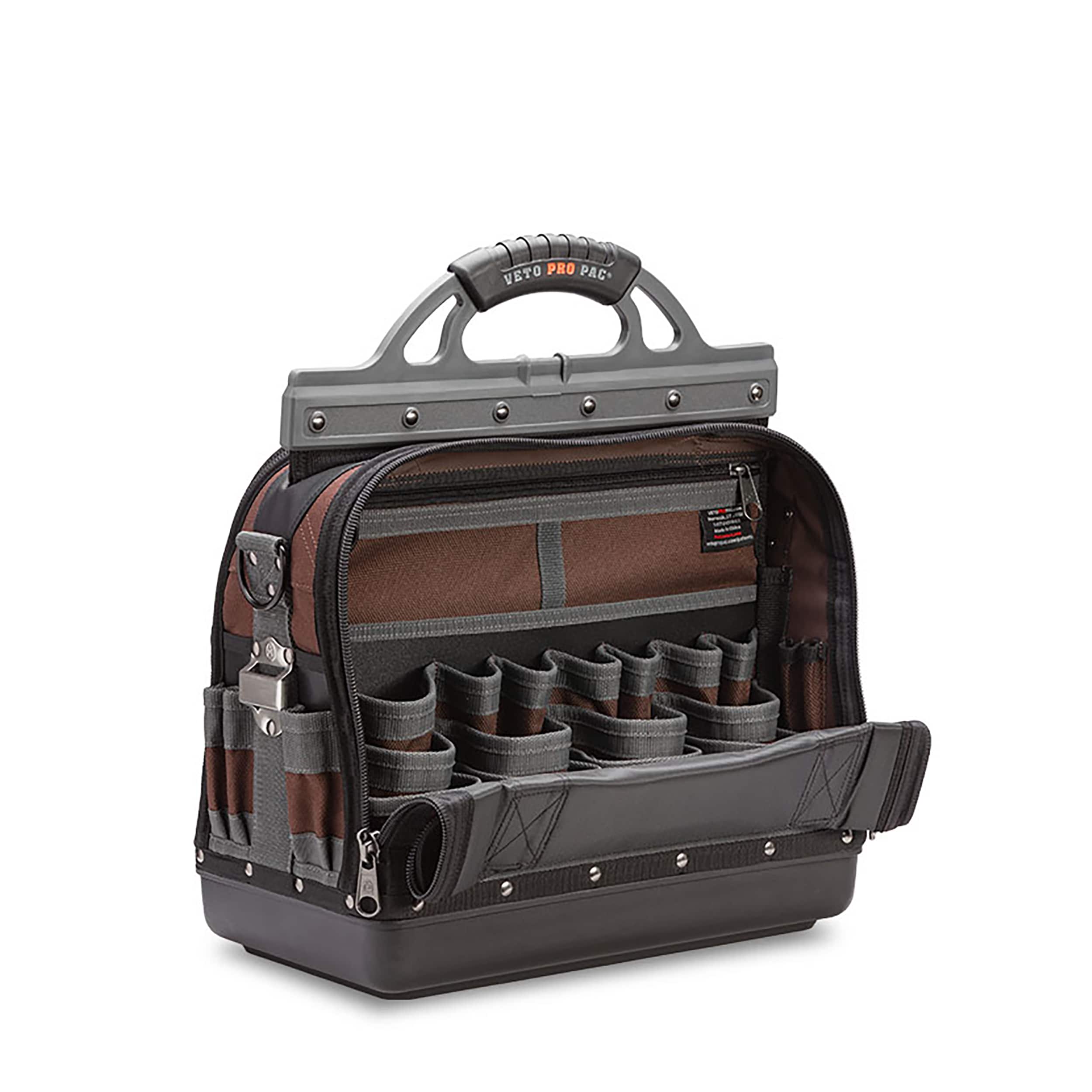 Bolsa de herramientas con cremallera de nylon original Veto Pro Pac de 17 pulgadas de ancho x 9.5 pulgadas de profundidad x 15 pulgadas de largo VPP10085