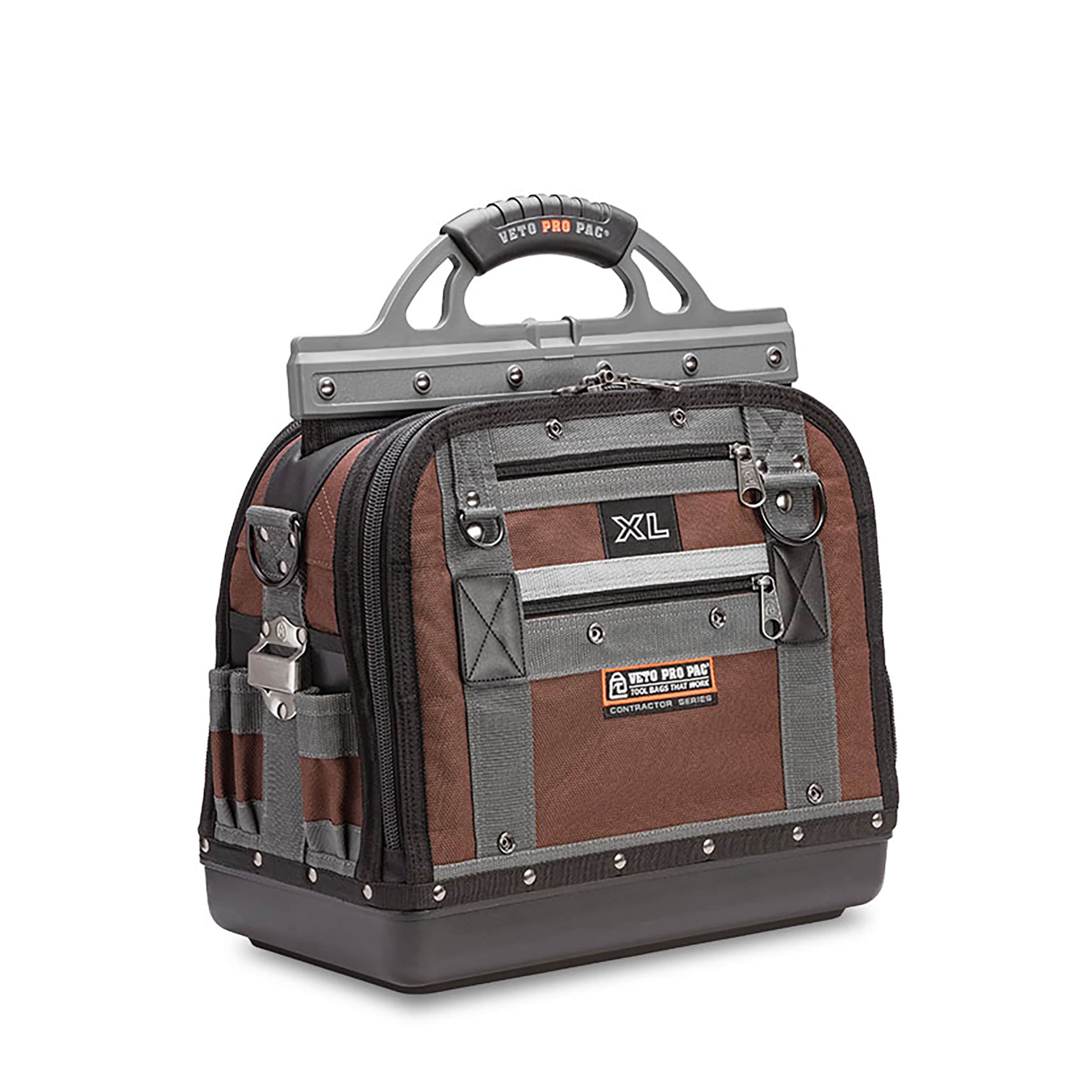 Bolsa de herramientas con cremallera de nylon original Veto Pro Pac de 17 pulgadas de ancho x 9.5 pulgadas de profundidad x 15 pulgadas de largo VPP10085