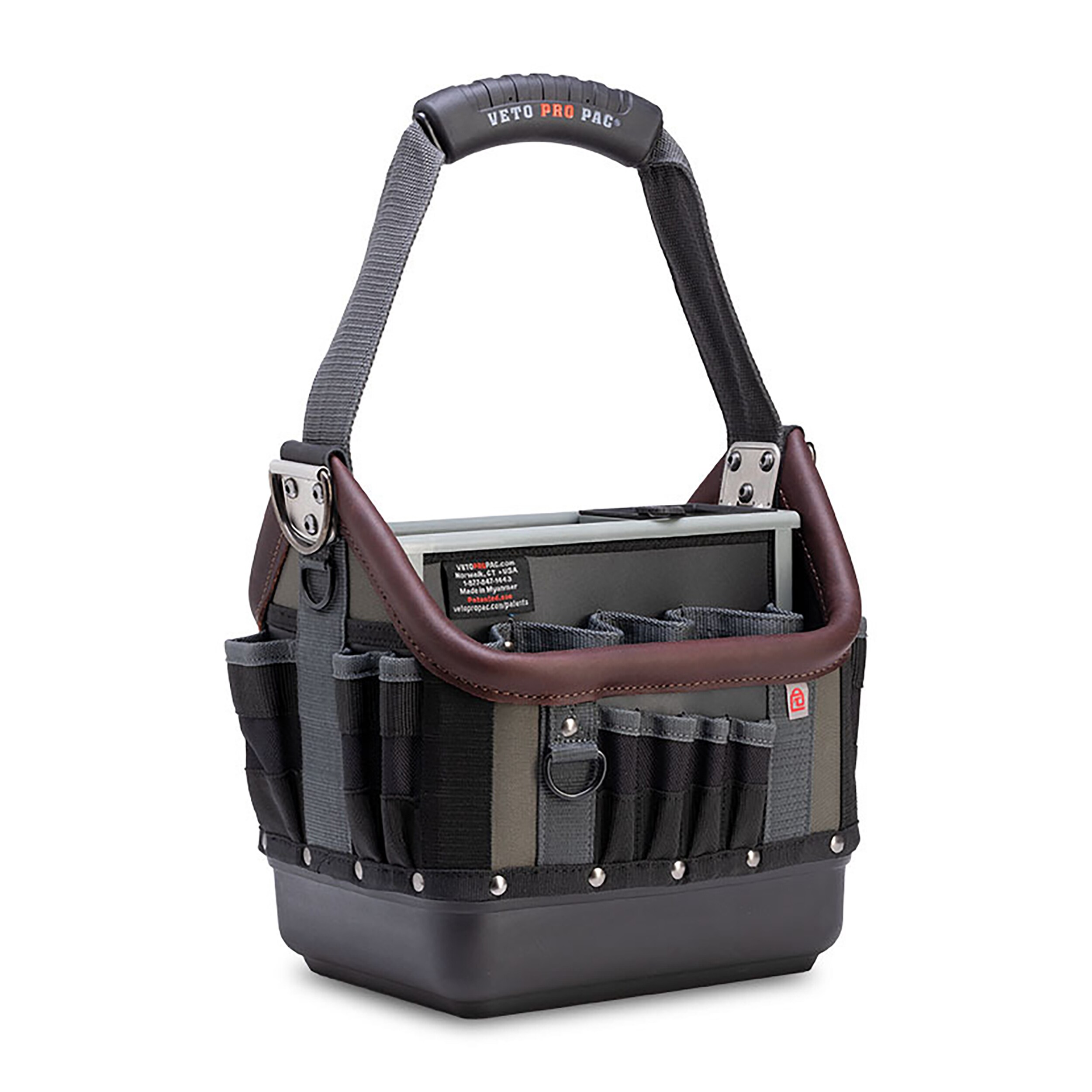 Bolsa de herramientas Veto Pro Pac Tech OT-MC Original de nylon, 13 pulgadas de ancho x 10.5 pulgadas de profundidad x 12 pulgadas de largo VPP10061